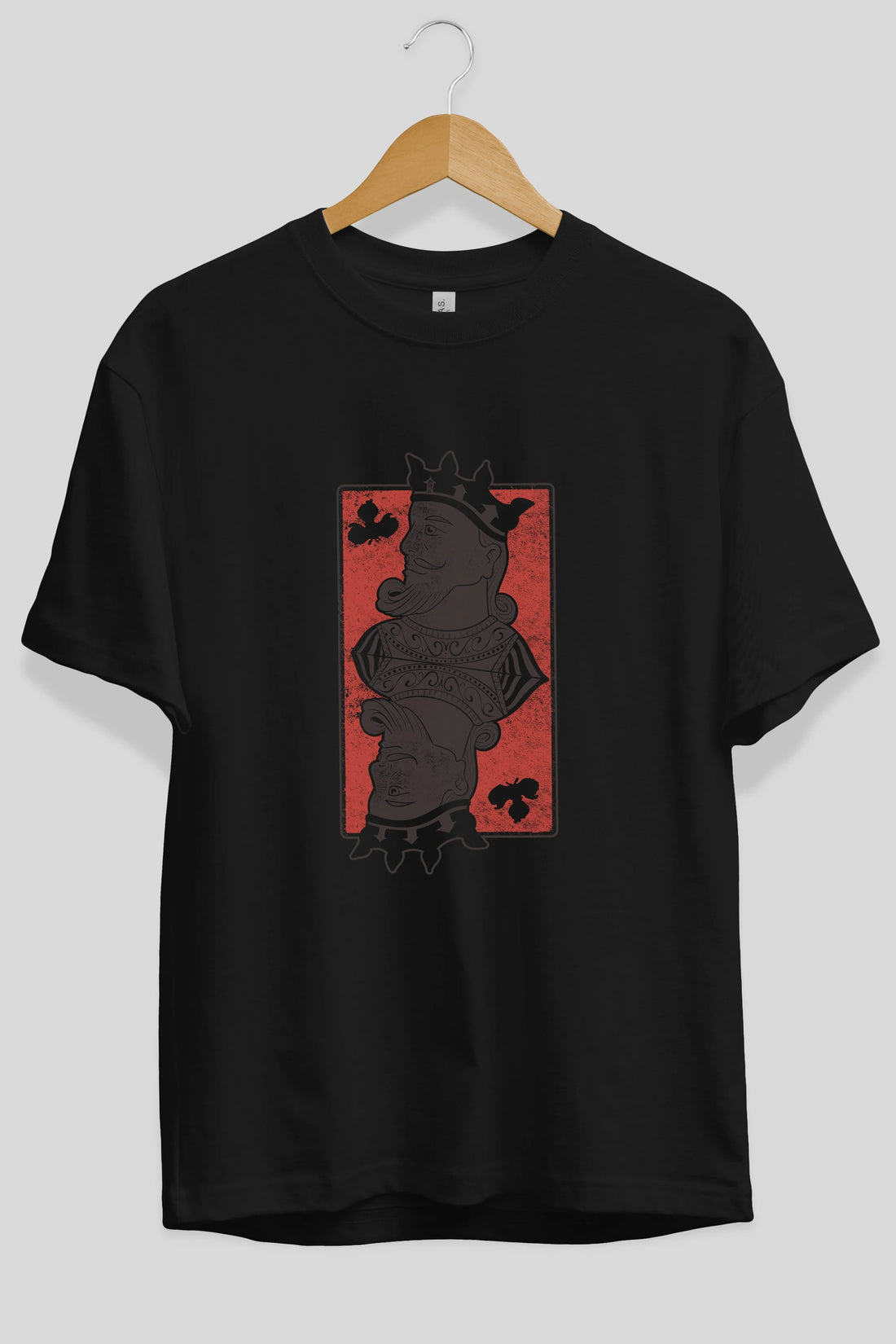 King Streetwear Ön Baskılı Oversize t-shirt Erkek Kadın Unisex