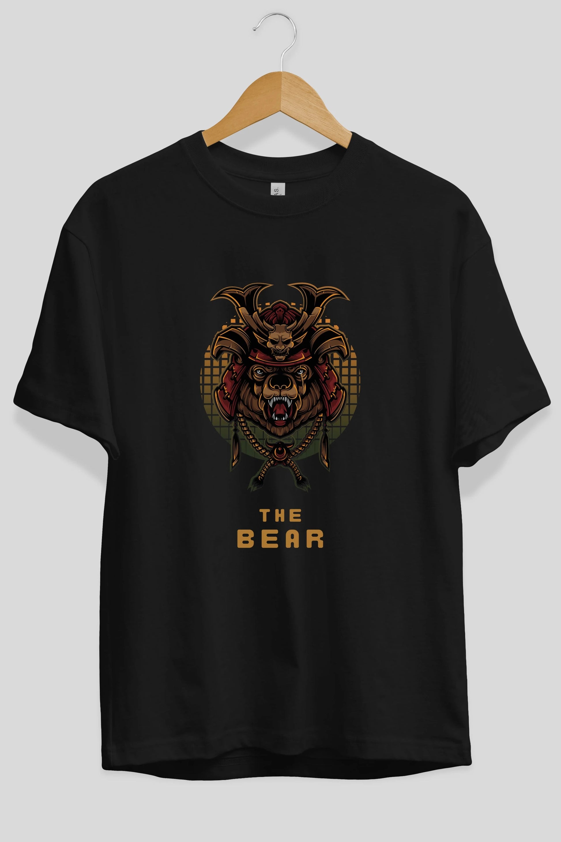 The Bear 2 Ön Baskılı Oversize t-shirt Erkek Kadın Unisex %100 Pamuk