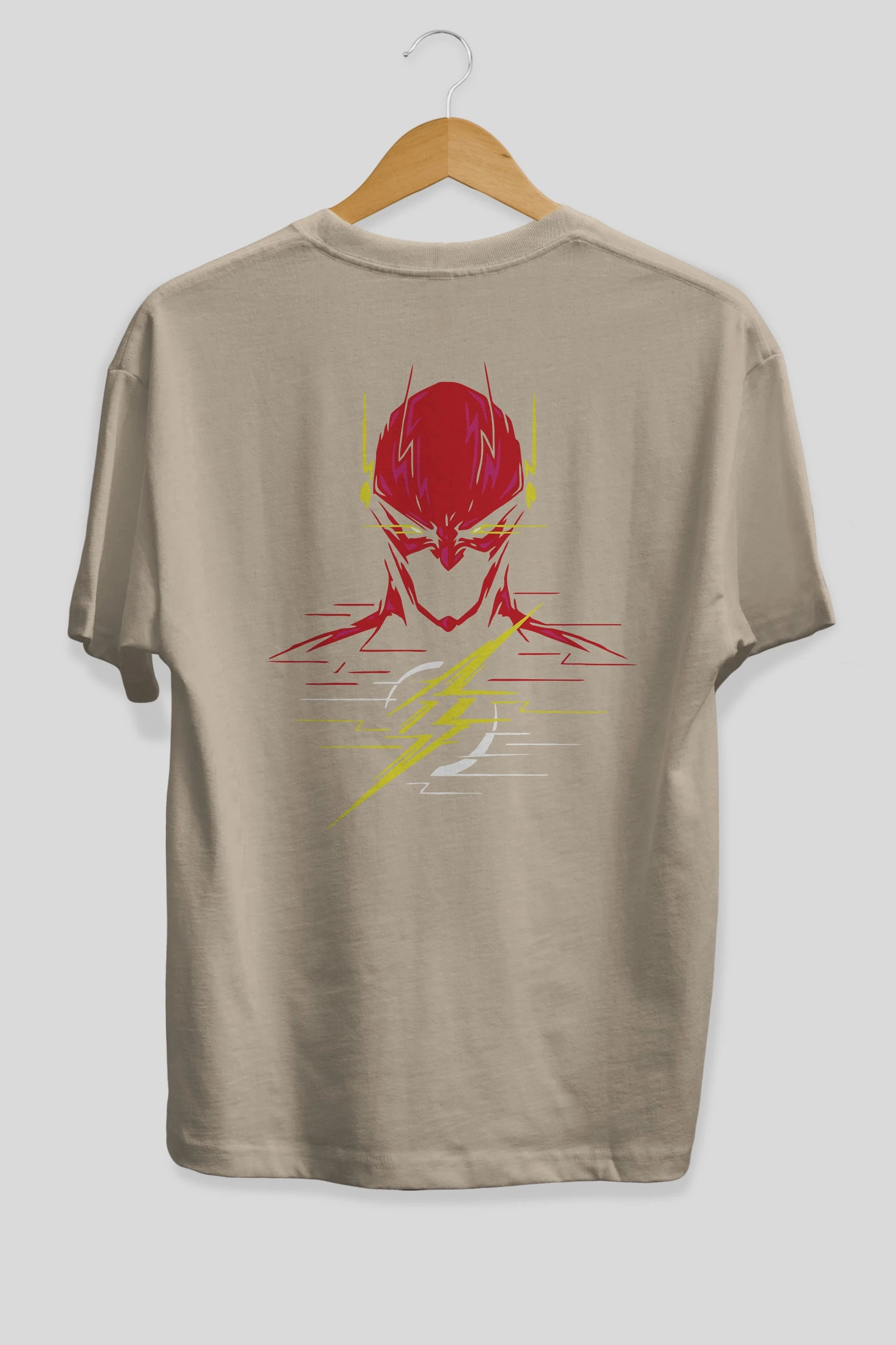 Flash Avengers (2) Arka Baskılı Oversize t-shirt Erkek Kadın Unisex %100 Pamuk Bisiklet Yaka tişort
