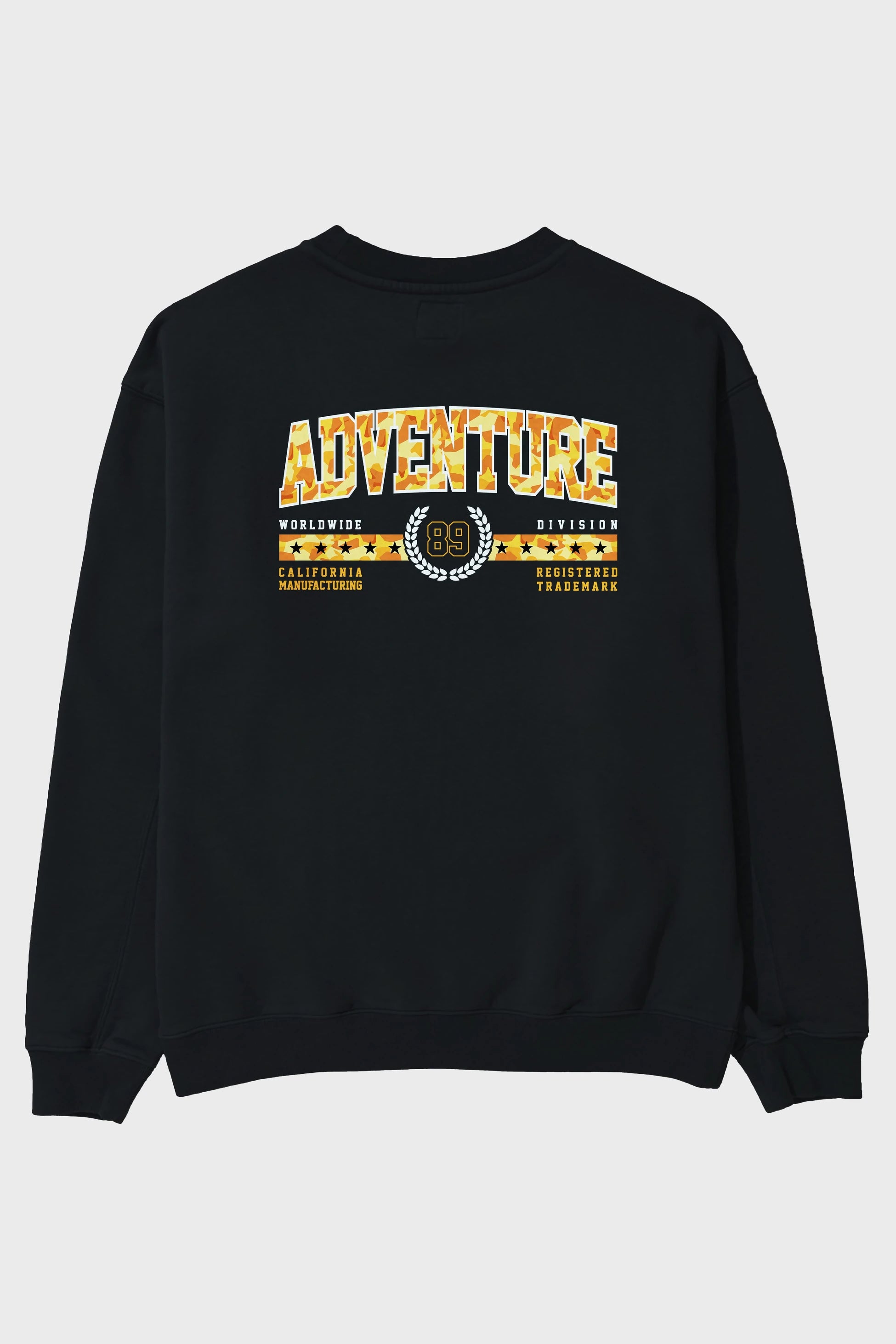 Adventure Arka Baskılı Oversize Sweatshirt Erkek Kadın Unisex