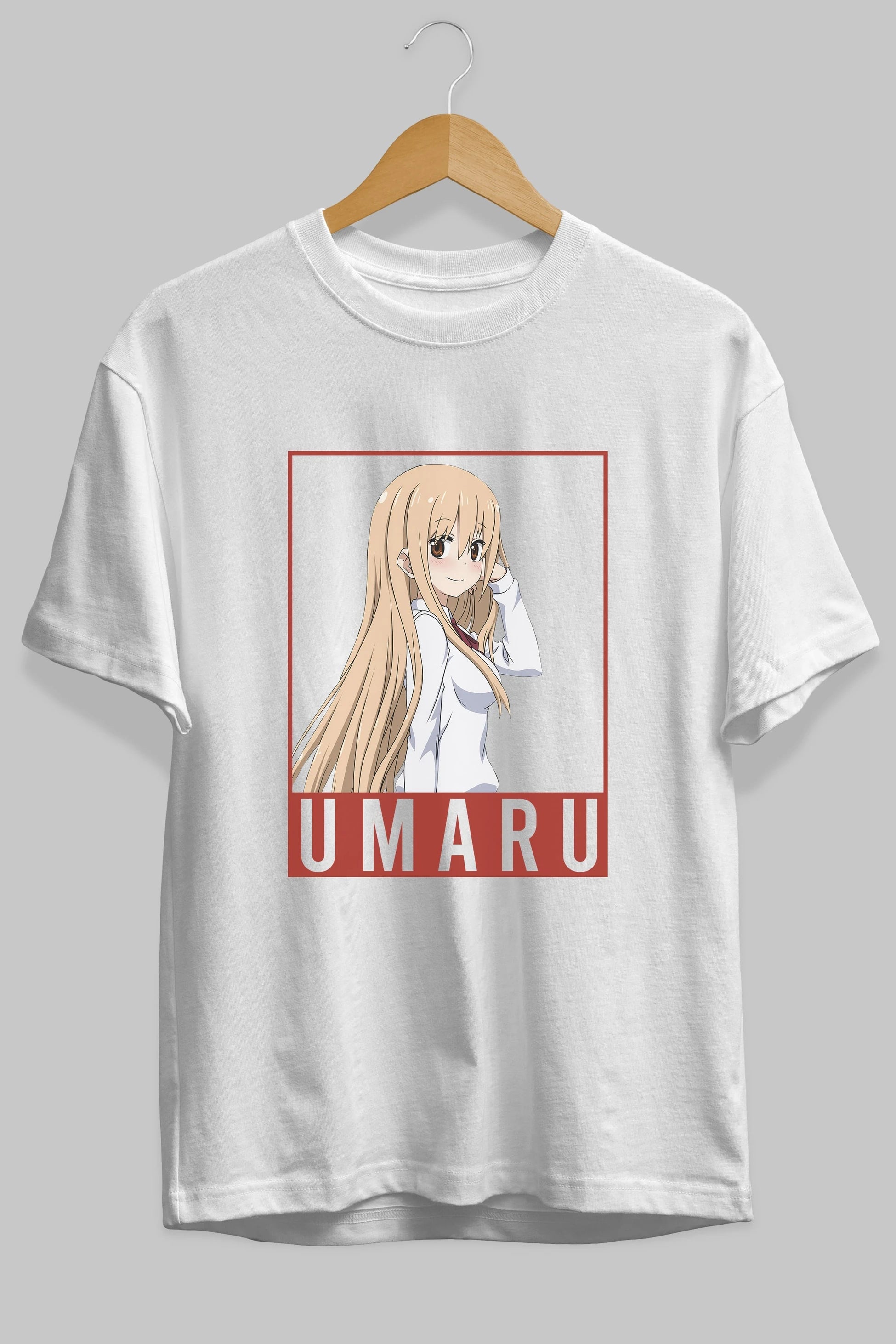 Umaru Doma 2 (2) Anime Ön Baskılı Oversize t-shirt %100 pamuk Erkek Kadın Unisex
