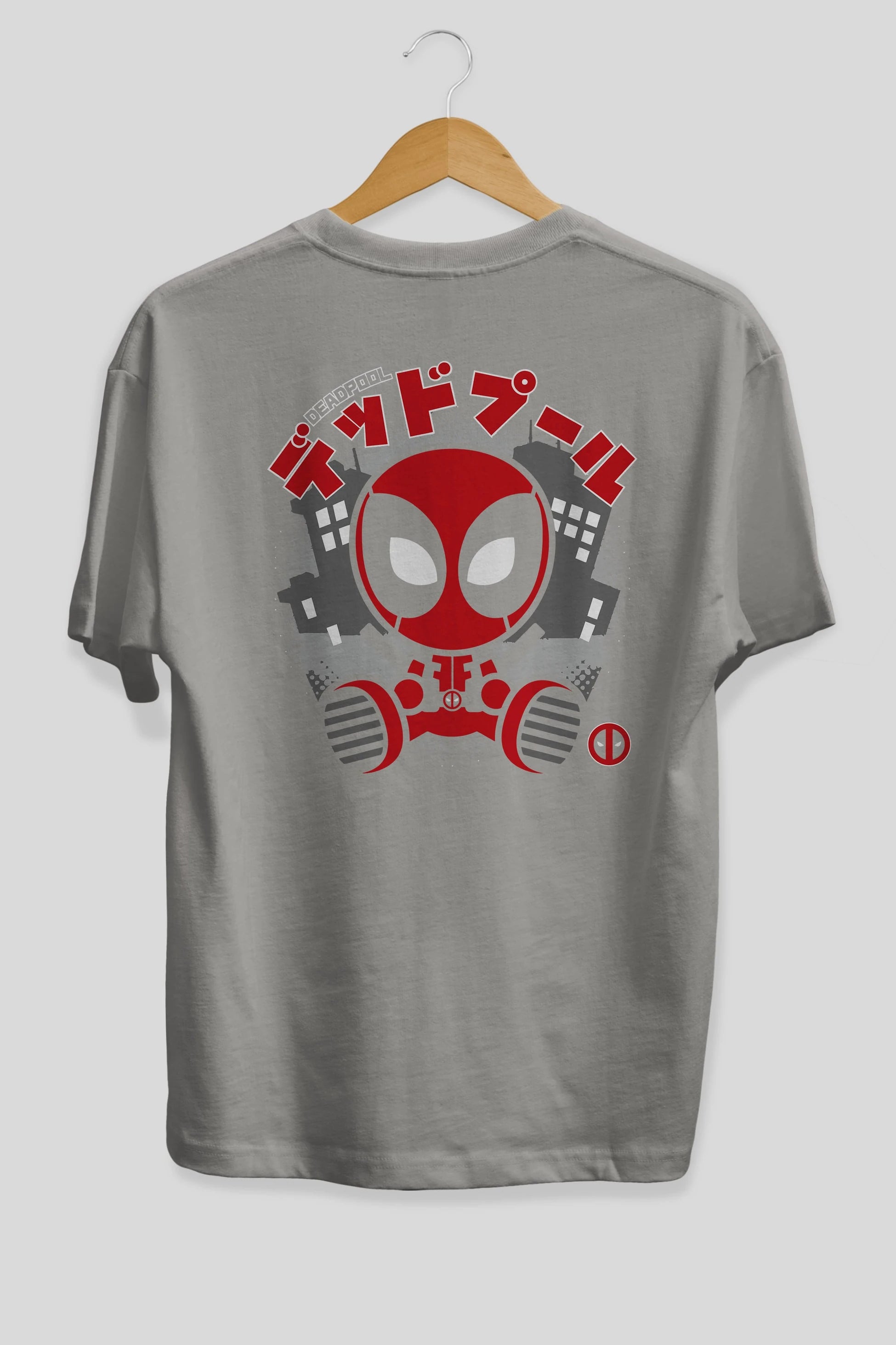 Deadpool (15) Arka Baskılı Oversize t-shirt Erkek Kadın Unisex %100 Pamuk Bisiklet Yaka tişort