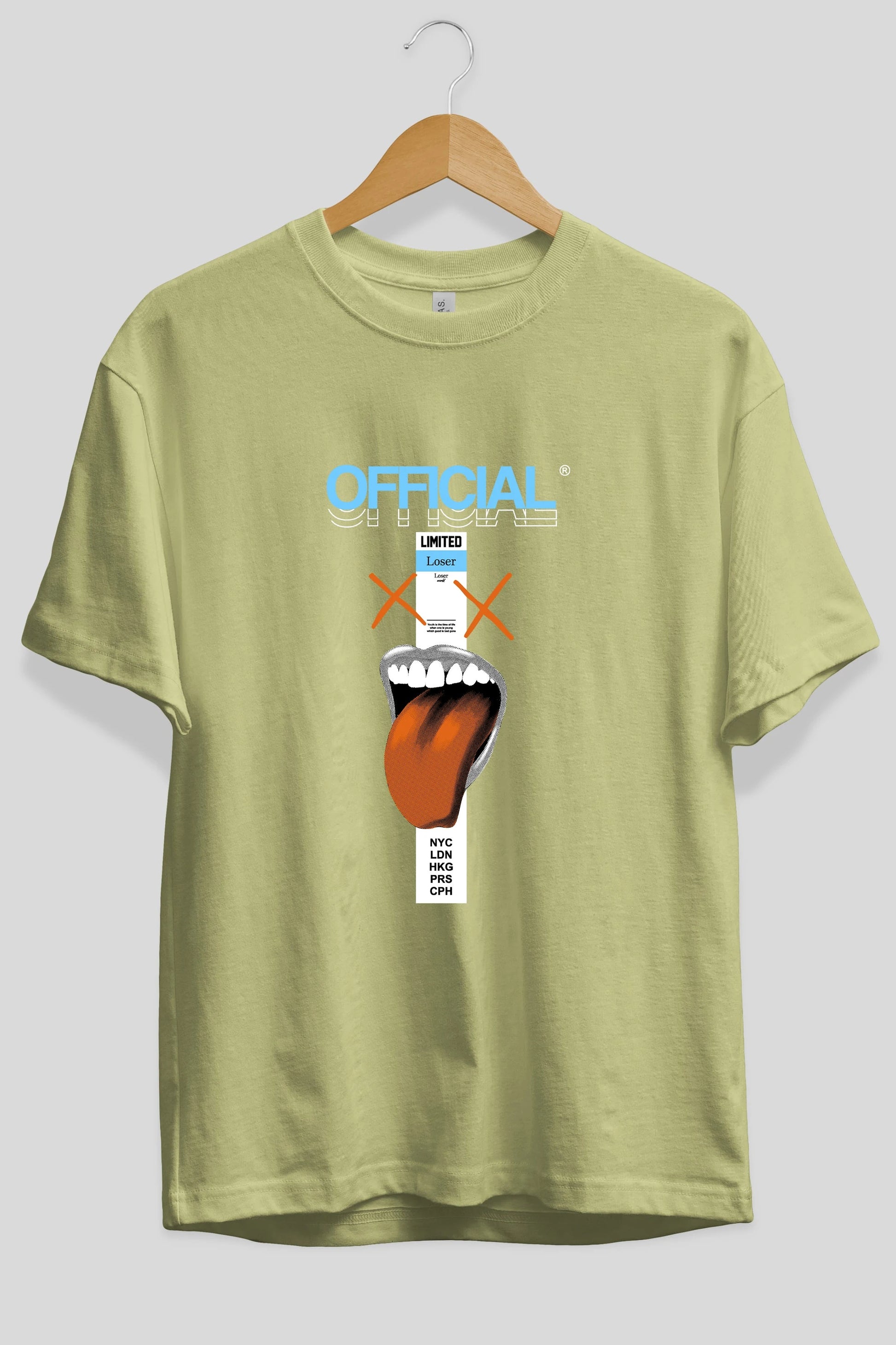 Official Loser Ön Baskılı Oversize t-shirt Erkek Kadın Unisex