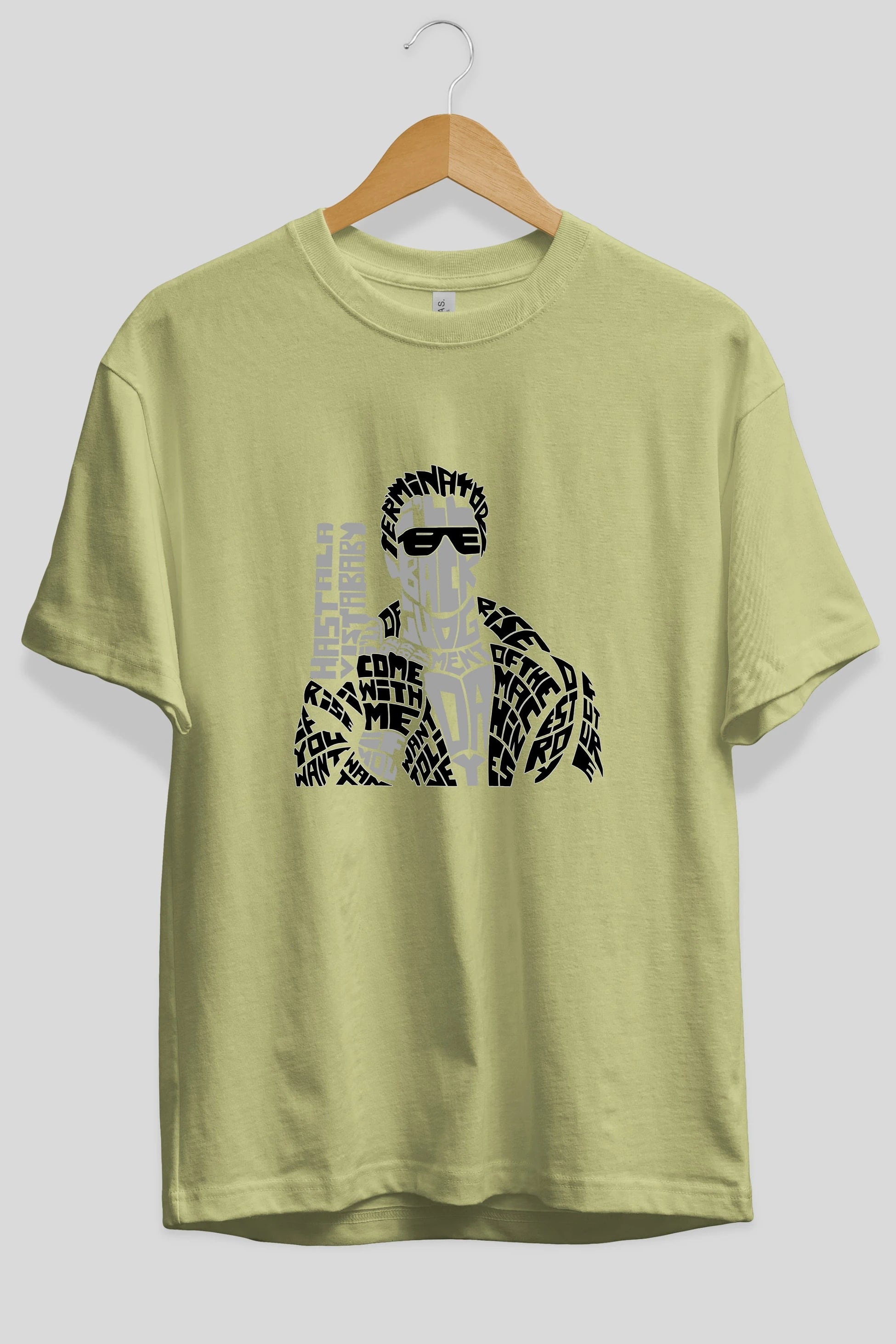 I_ll Be Back Ön Baskılı Oversize t-shirt %100 pamuk Erkek Kadın Unisex