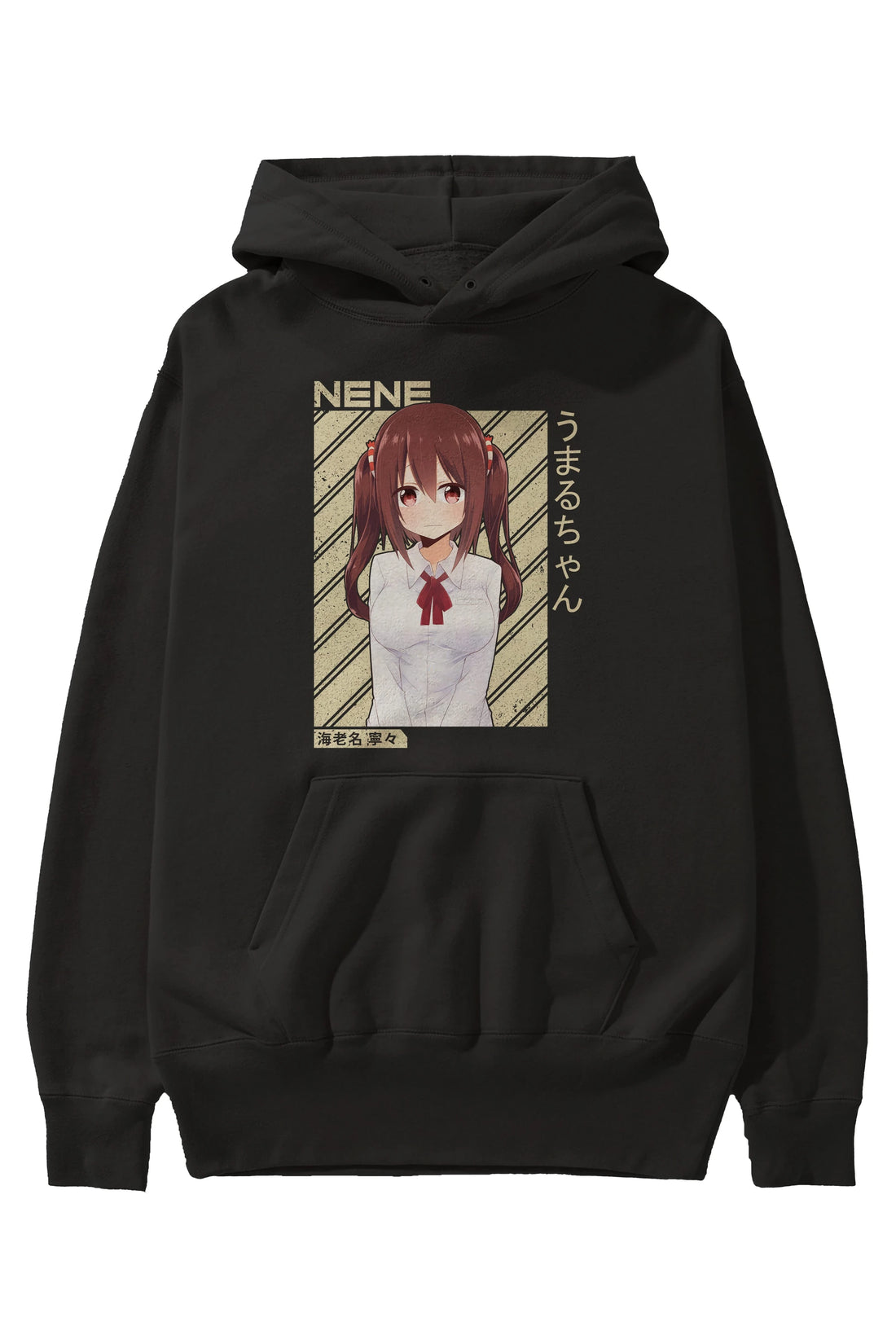 Nene Ebina 1 Anime Ön Baskılı Hoodie Oversize Kapüşonlu Sweatshirt Erkek Kadın Unisex