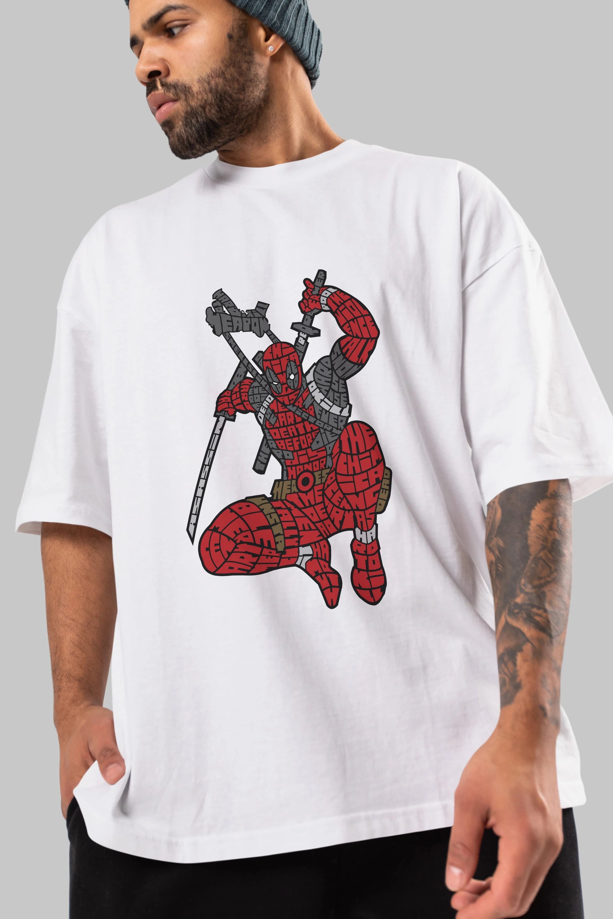 Chimichanga Ön Baskılı Oversize t-shirt %100 pamuk Erkek Kadın Unisex