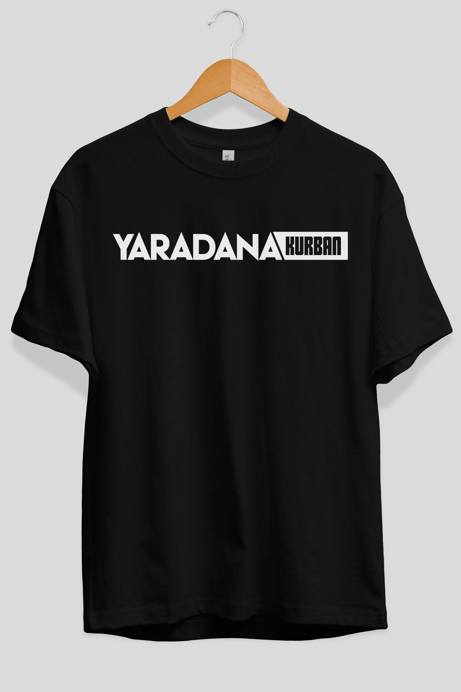 Yaradana Kurban Ön Baskılı Oversize t-shirt %100 pamuk Erkek Kadın Unisex