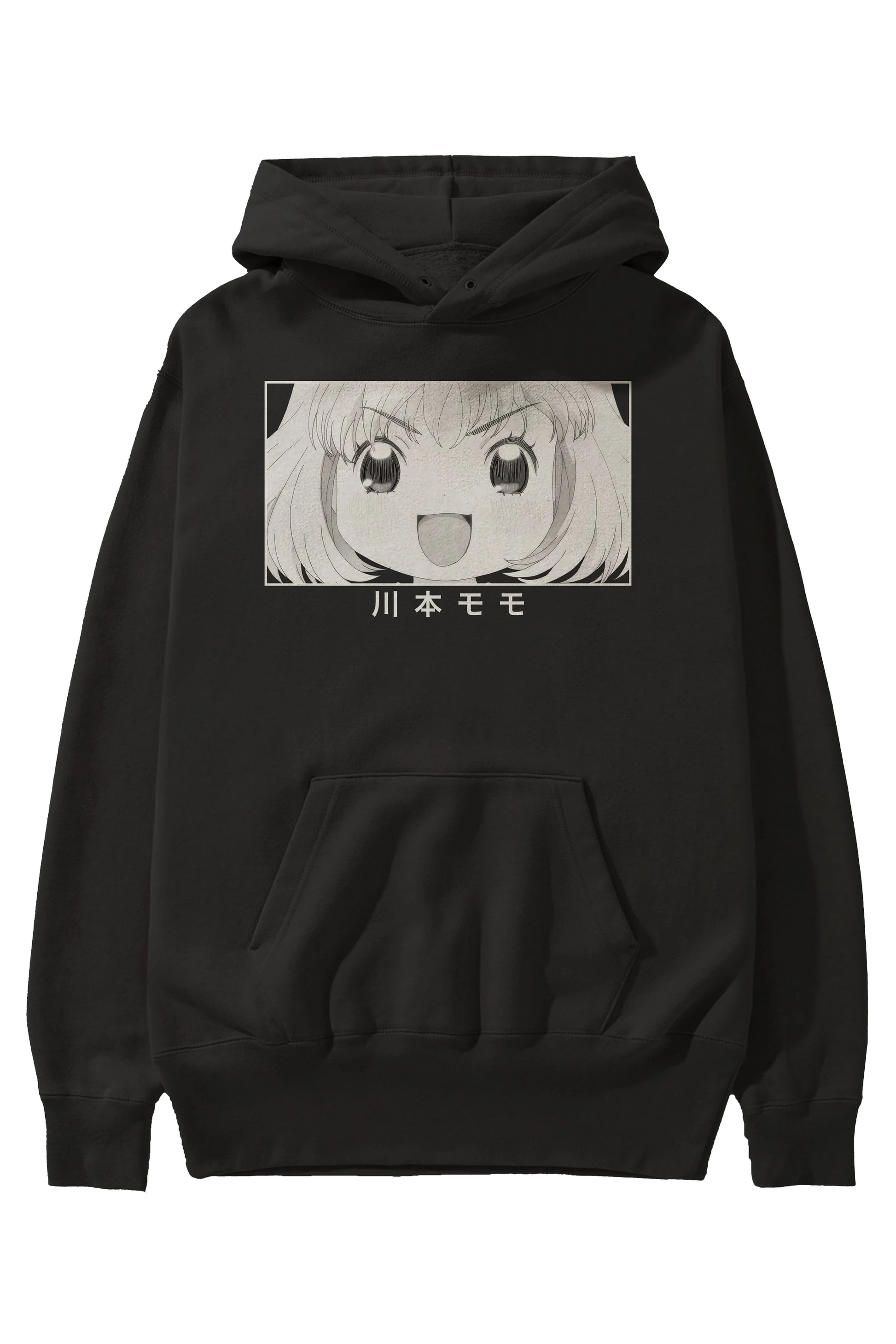 Momo Kawamoto 1 Anime Ön Baskılı Hoodie Oversize Kapüşonlu Sweatshirt Erkek Kadın Unisex