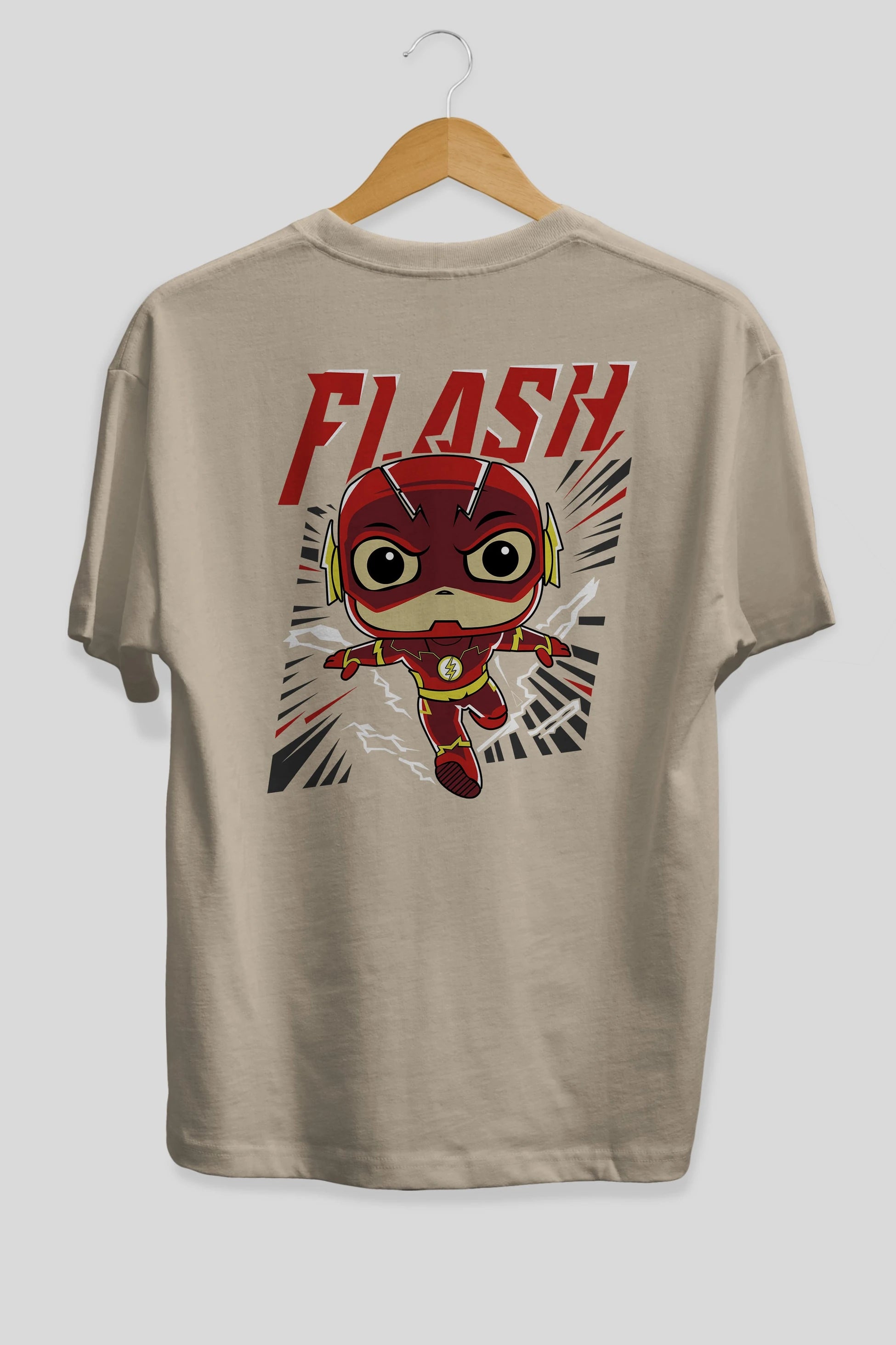 Flash Avengers (4) Arka Baskılı Oversize t-shirt Erkek Kadın Unisex %100 Pamuk Bisiklet Yaka tişort