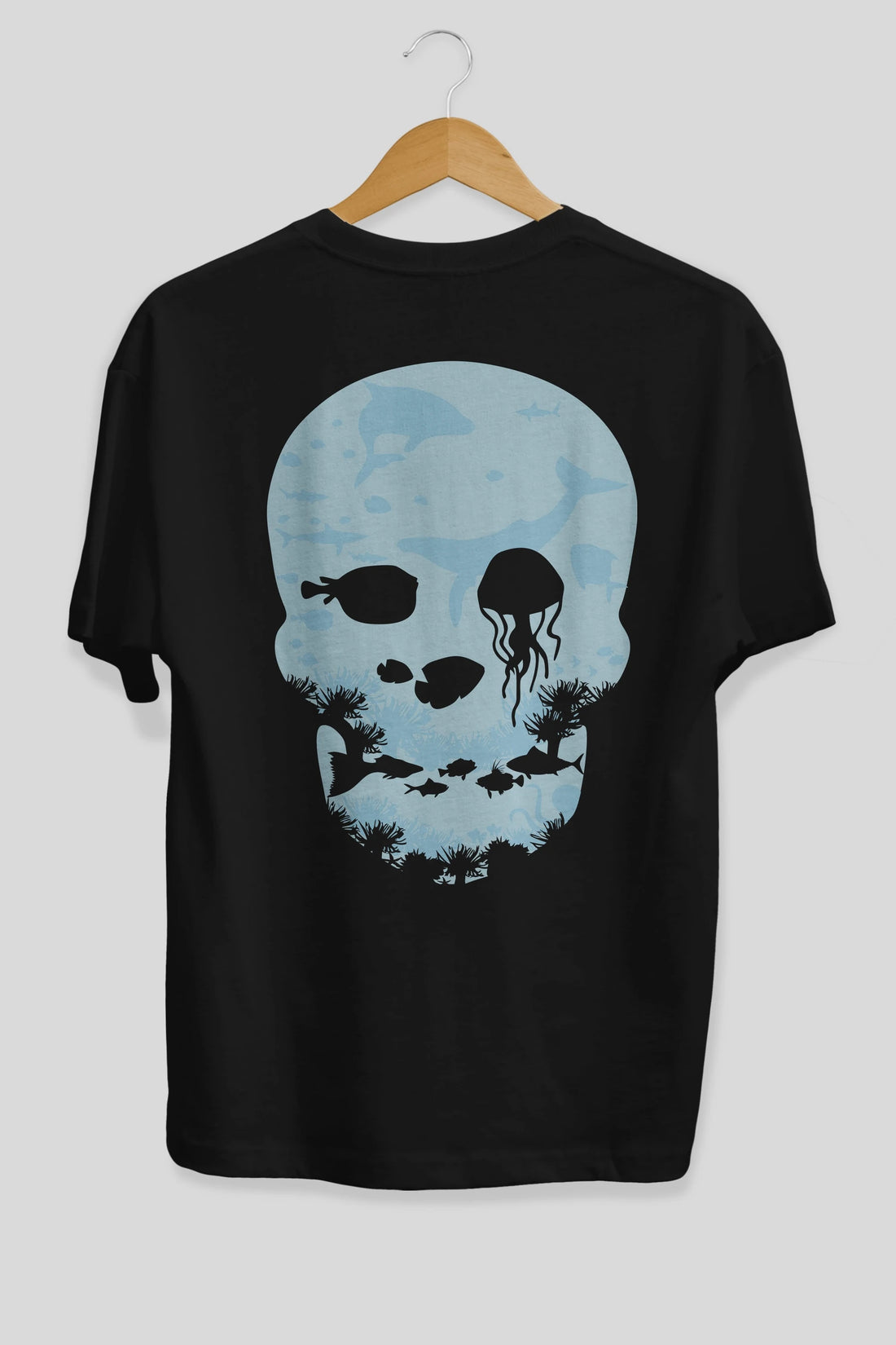 Dead Sea Arka Baskılı Oversize t-shirt %100 pamuk Erkek Kadın Unisex