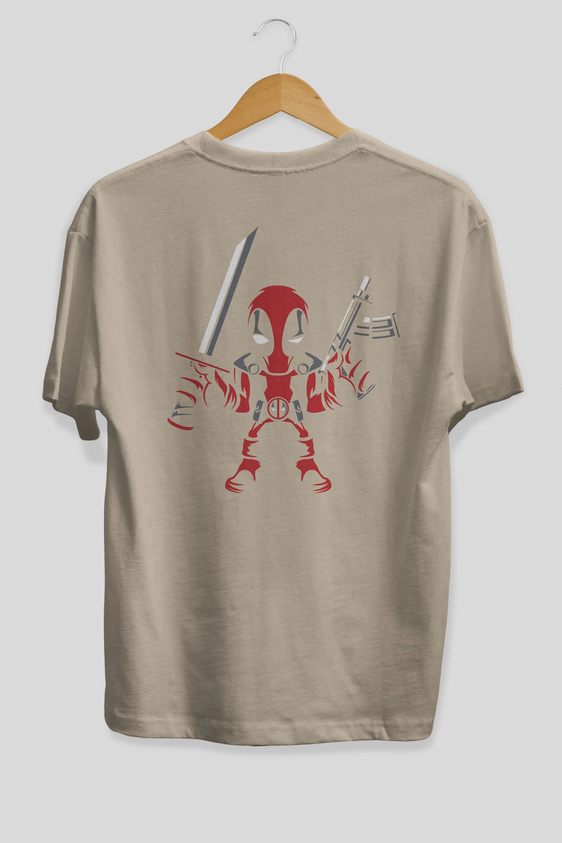 Deadpool (11) Arka Baskılı Oversize t-shirt Erkek Kadın Unisex %100 Pamuk Bisiklet Yaka tişort