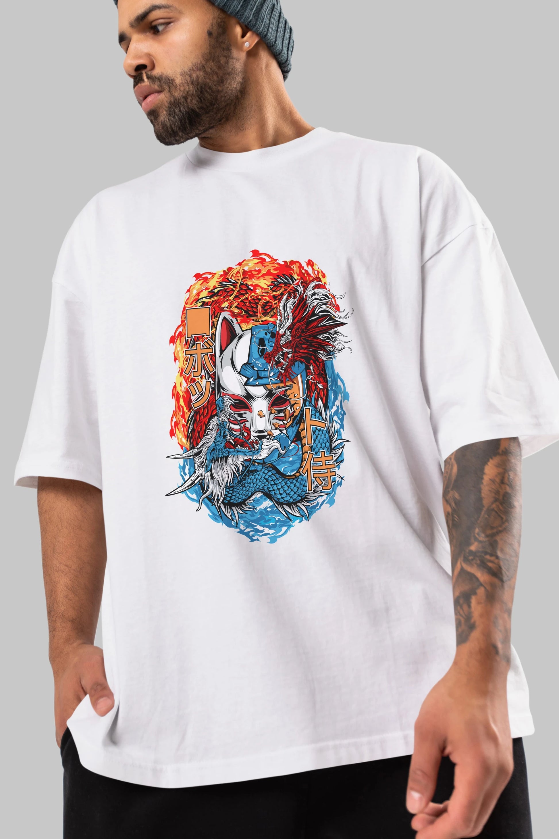 ONE PIECE (7) Anime Ön Baskılı Oversize t-shirt %100 pamuk Erkek Kadın Unisex