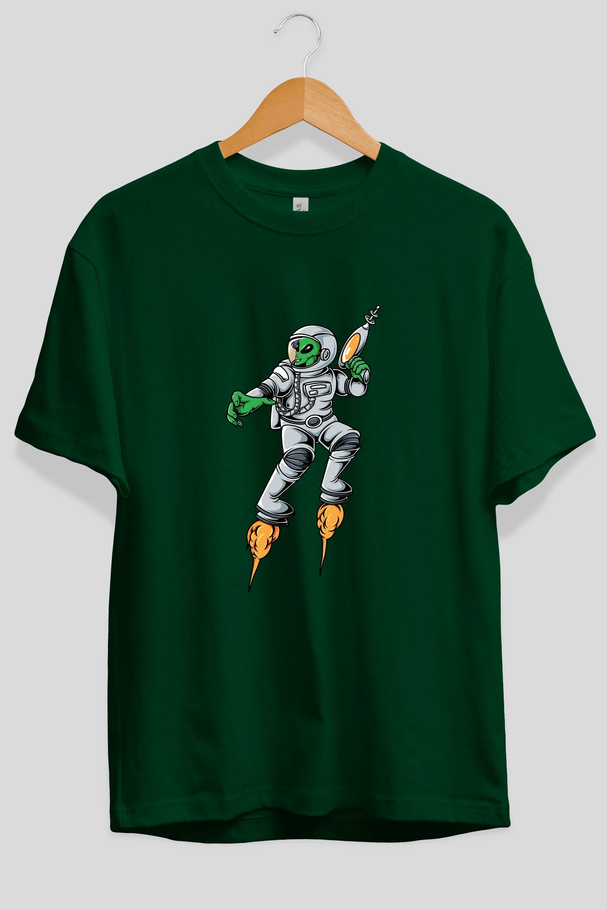 Alien Wars Ön Baskılı Oversize t-shirt Erkek Kadın Unisex