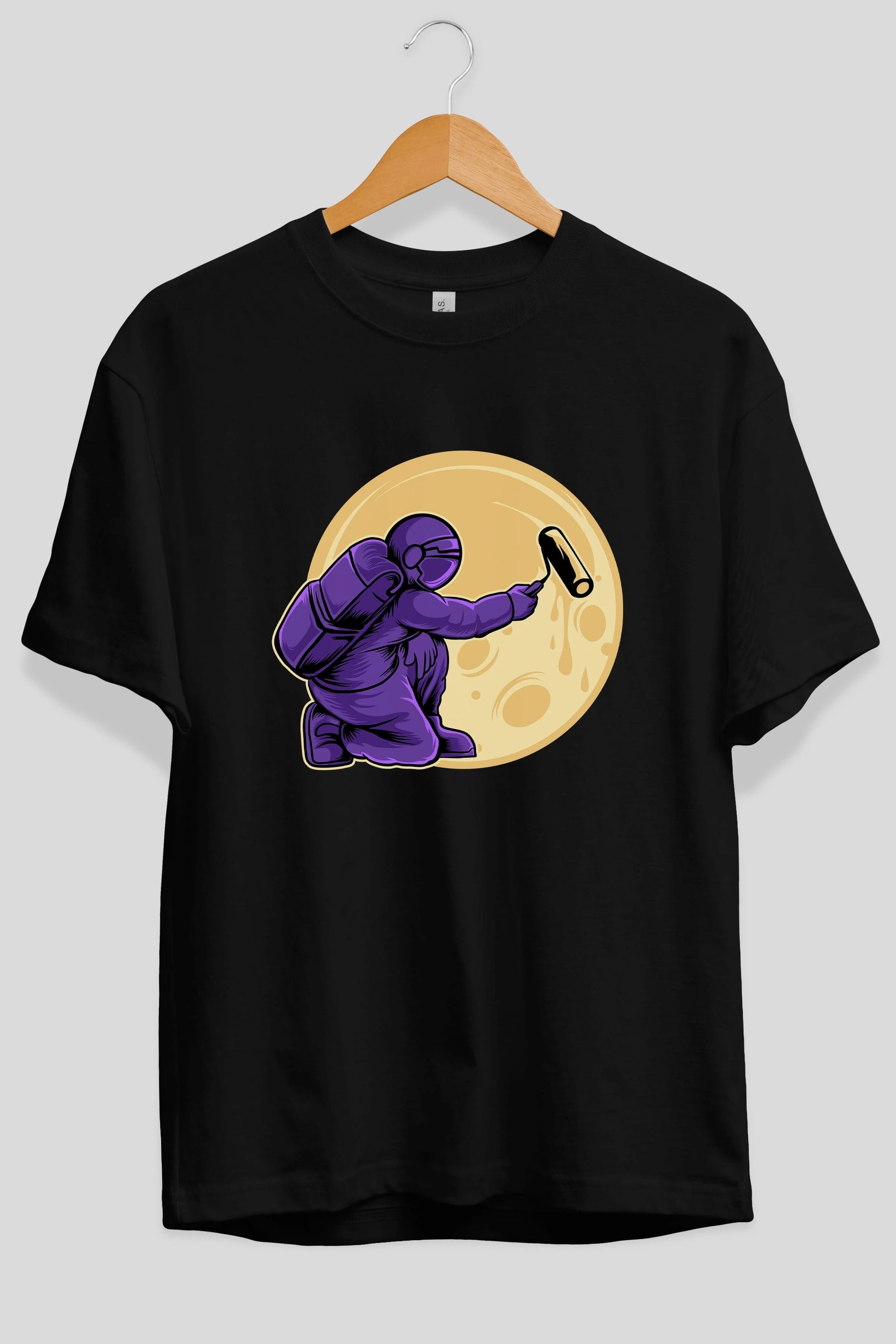 Astropaint Ön Baskılı Oversize t-shirt Erkek Kadın Unisex
