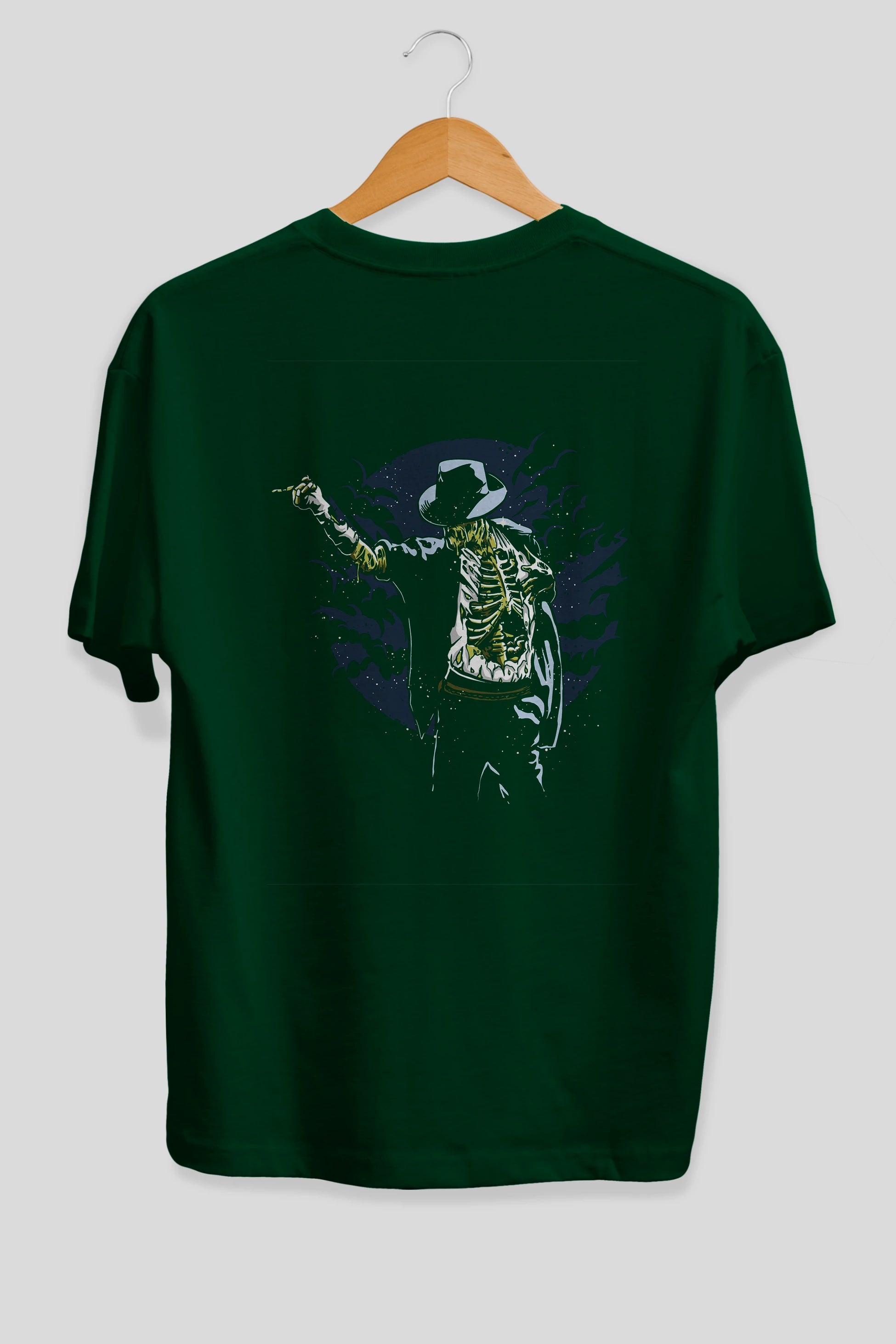 Zombie Pop Arka Baskılı Oversize t-shirt Erkek Kadın Unisex %100 Pamuk