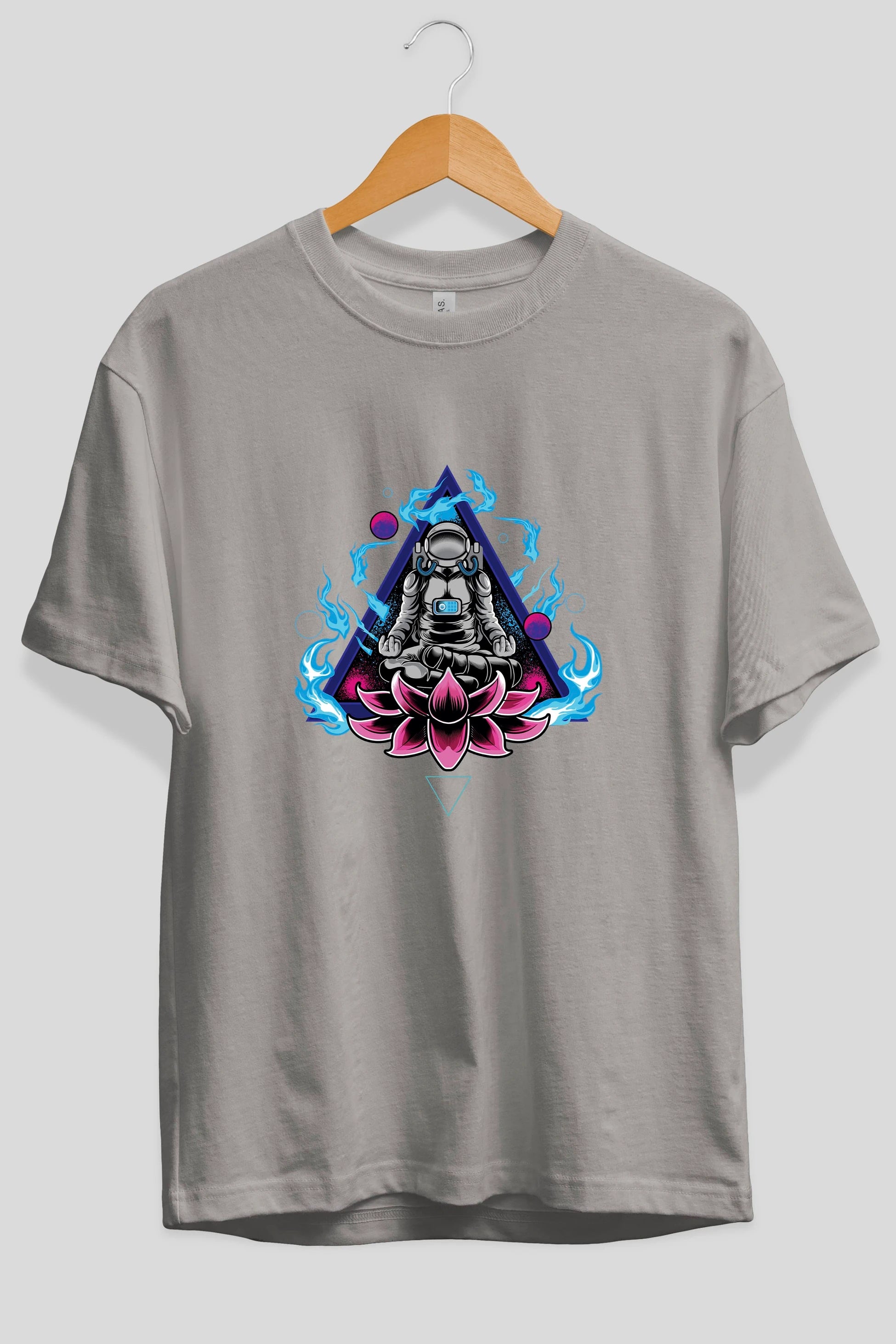Astronaut Meditation (2) Ön Baskılı Oversize t-shirt Erkek Kadın Unisex
