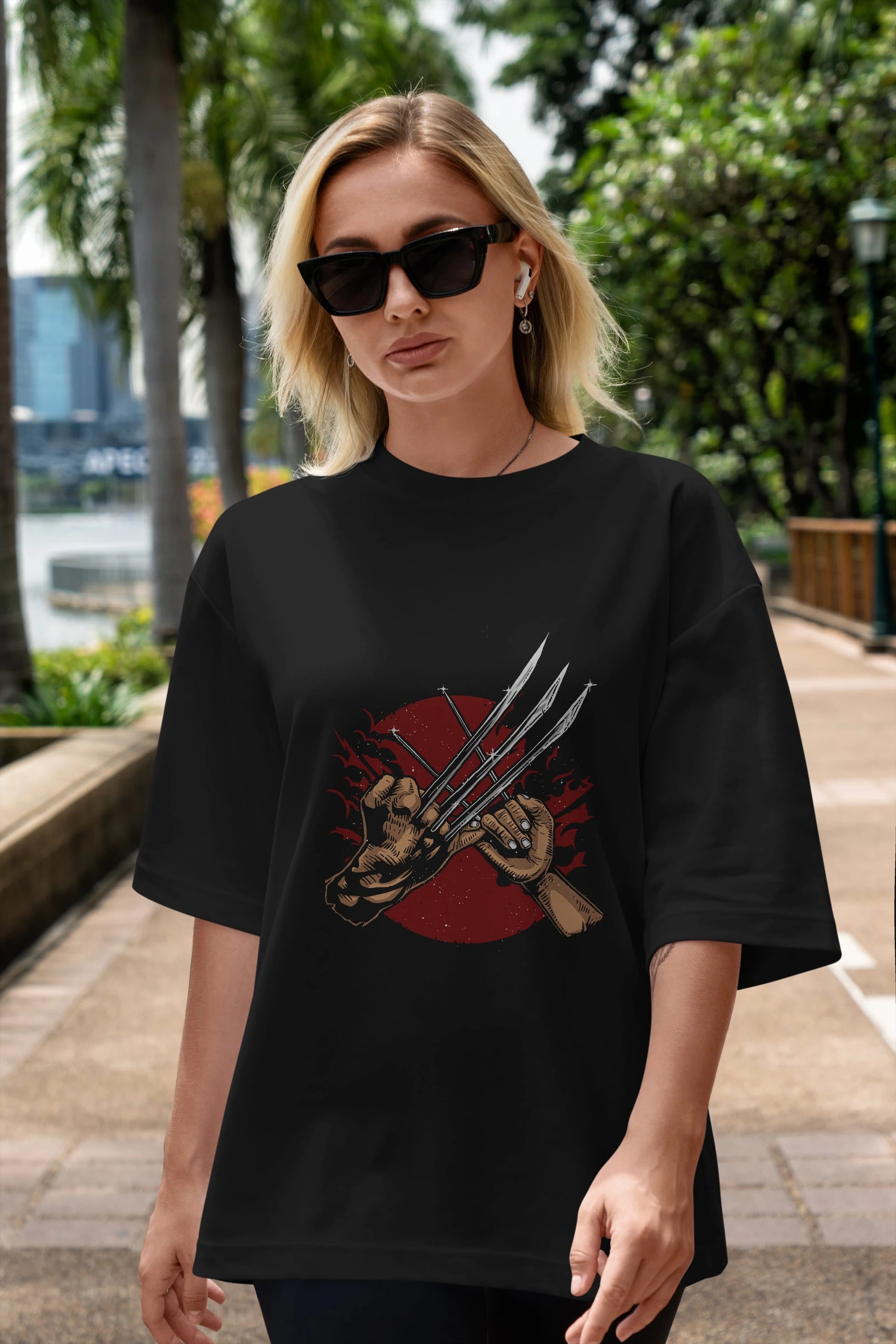 Like Father Like Daughter Ön Baskılı Oversize t-shirt Erkek Kadın Unisex %100 Pamuk tişort
