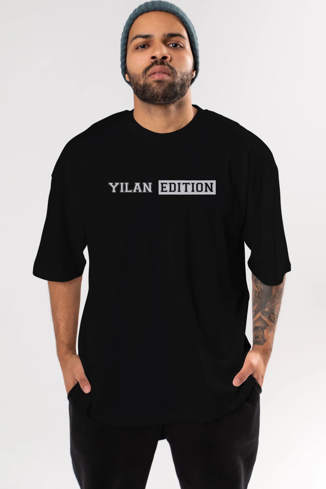 Yılan Edition Ön Baskılı Oversize t-shirt %100 pamuk Erkek Kadın Unisex