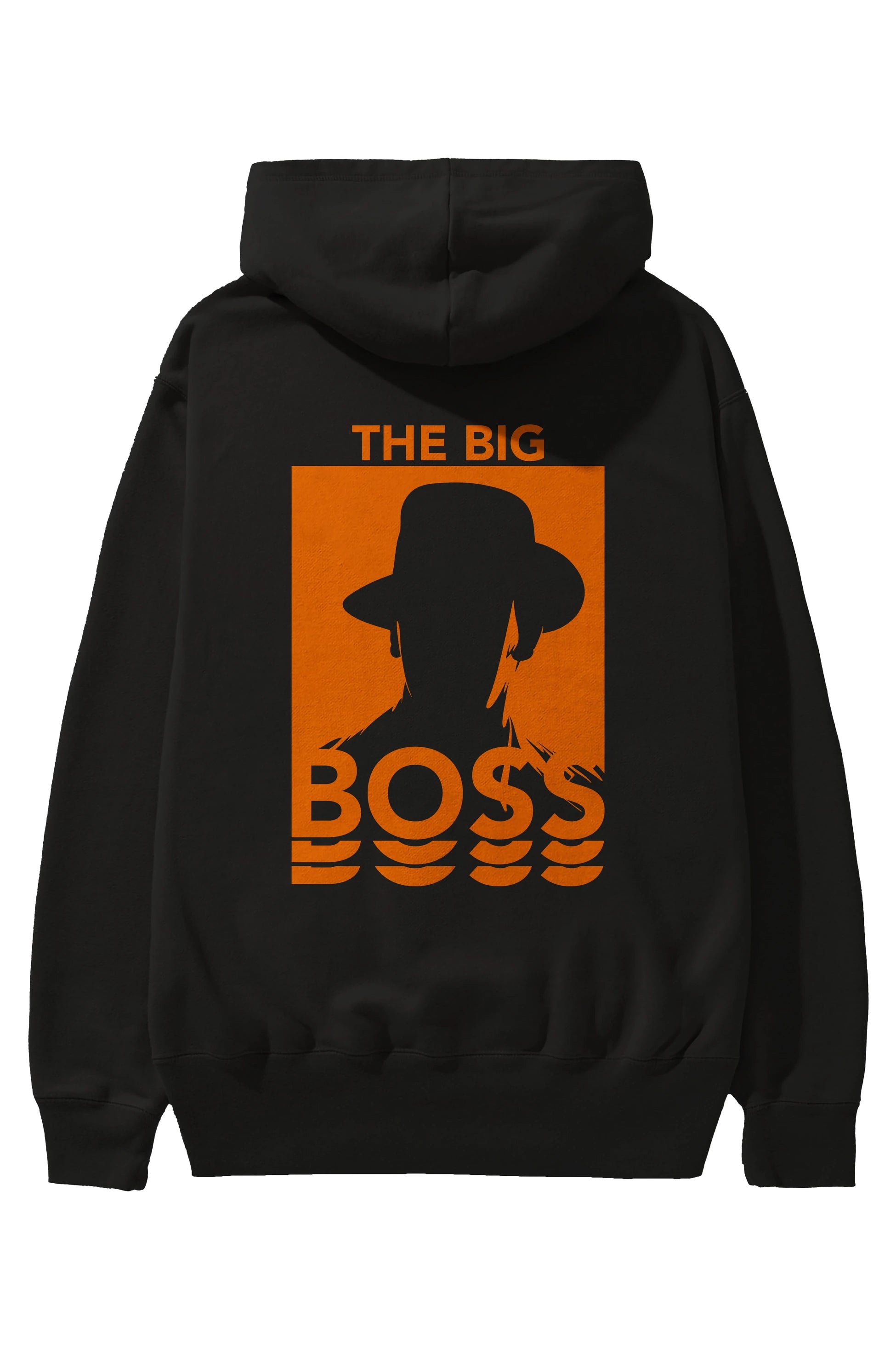 The Big Boss Arka Baskılı Hoodie Oversize Kapüşonlu Sweatshirt Erkek Kadın Unisex