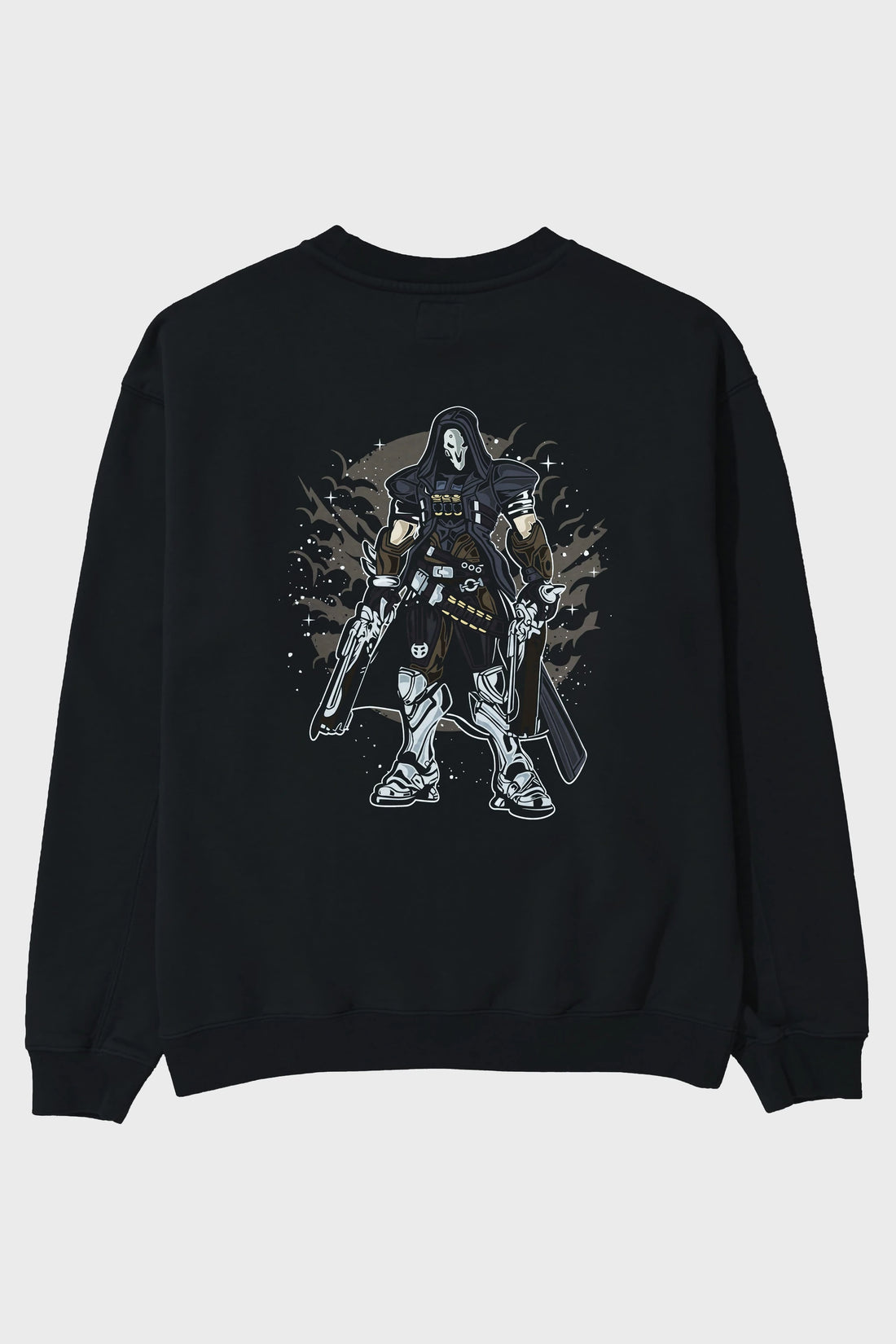 REAPER Arka Baskılı Oversize Sweatshirt Erkek Kadın Unisex