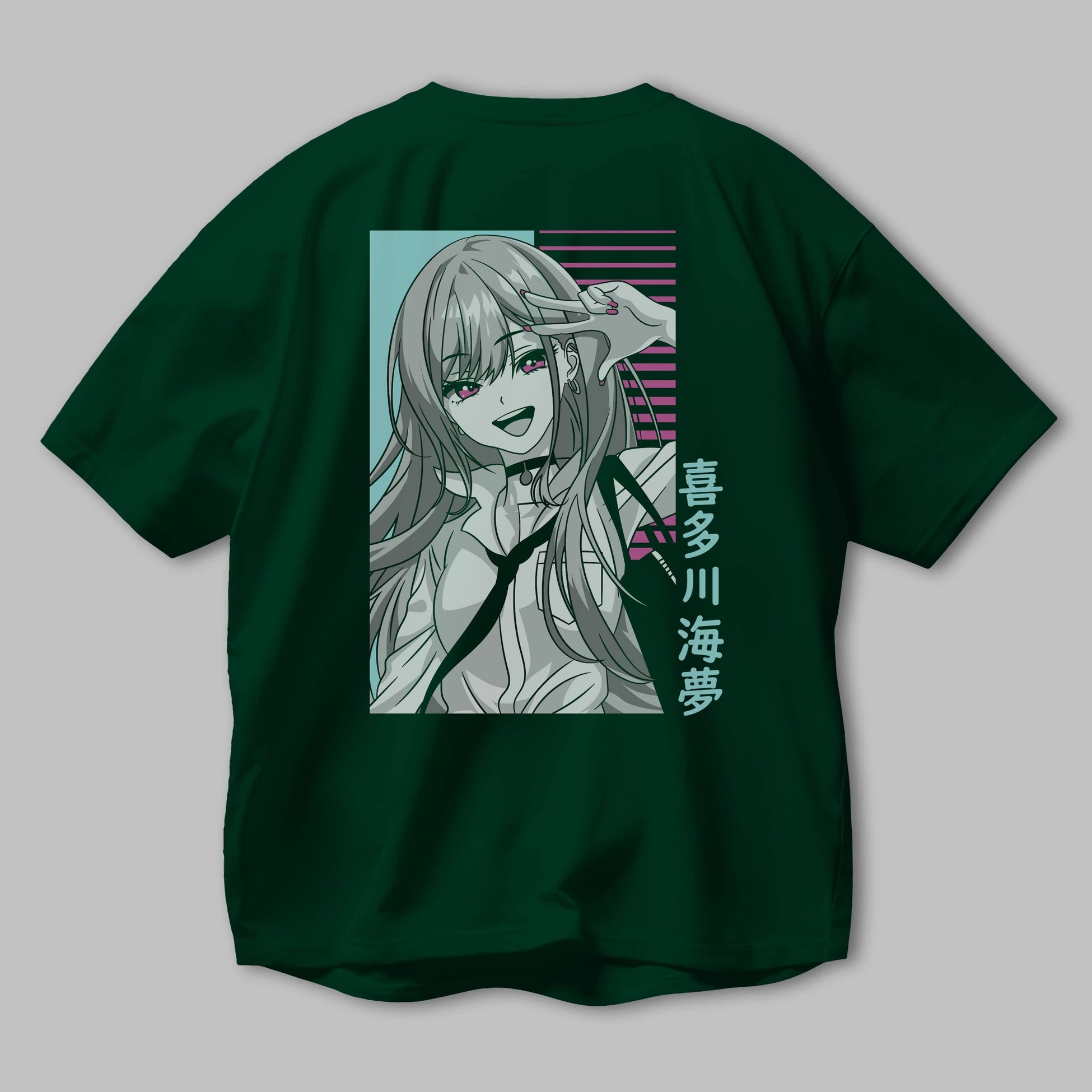 Marin Kitagawa 1 Anime Arka Baskılı Oversize t-shirt Erkek Kadın Unisex