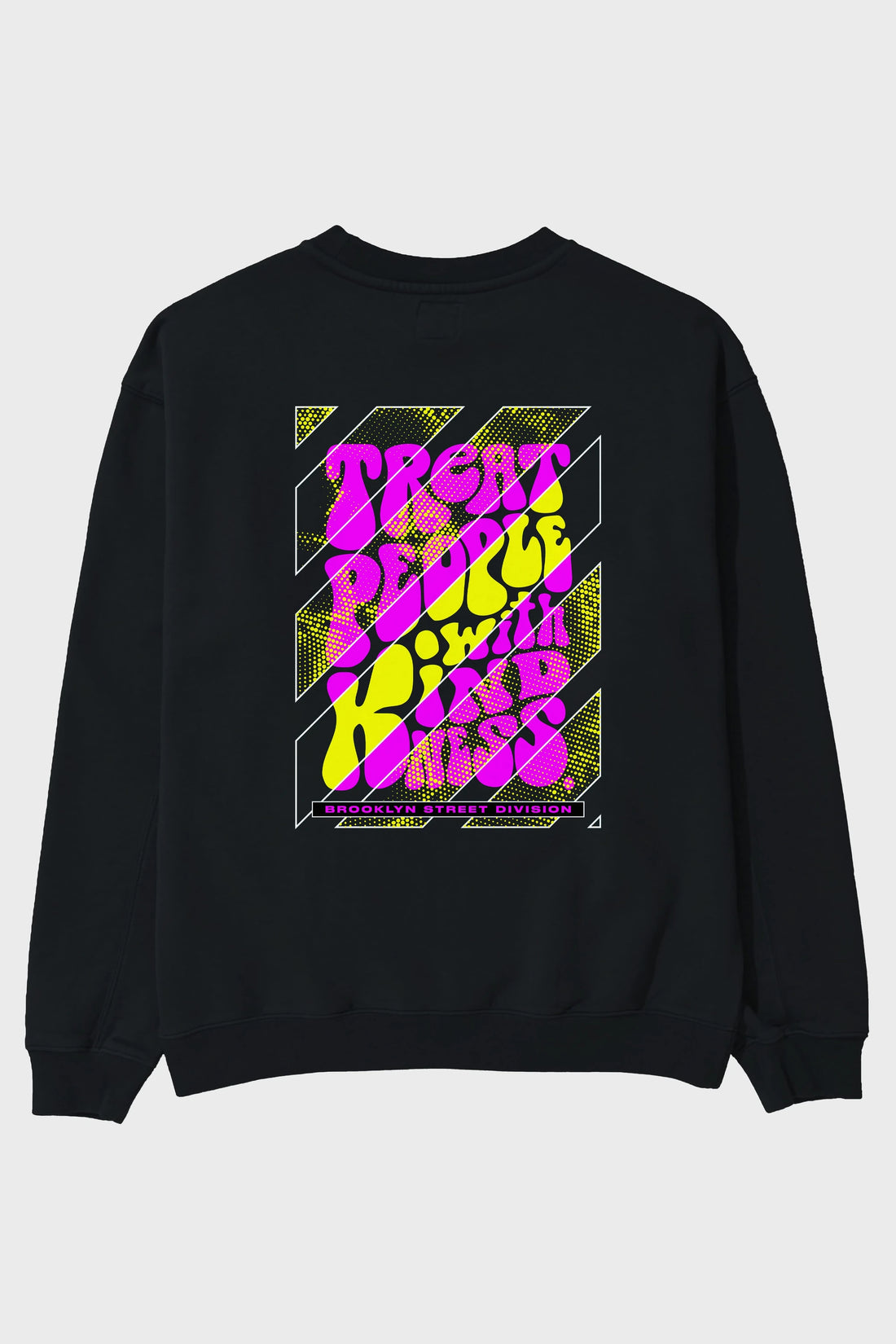 Treat People Arka Baskılı Oversize Sweatshirt Erkek Kadın Unisex