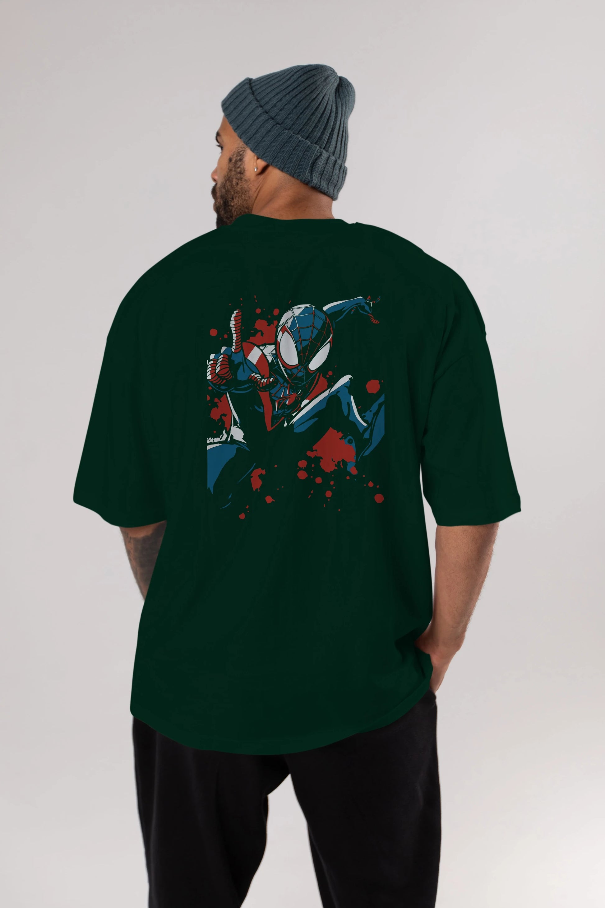 Venom (21) Arka Baskılı Oversize t-shirt Erkek Kadın Unisex %100 Pamuk Bisiklet Yaka tişort