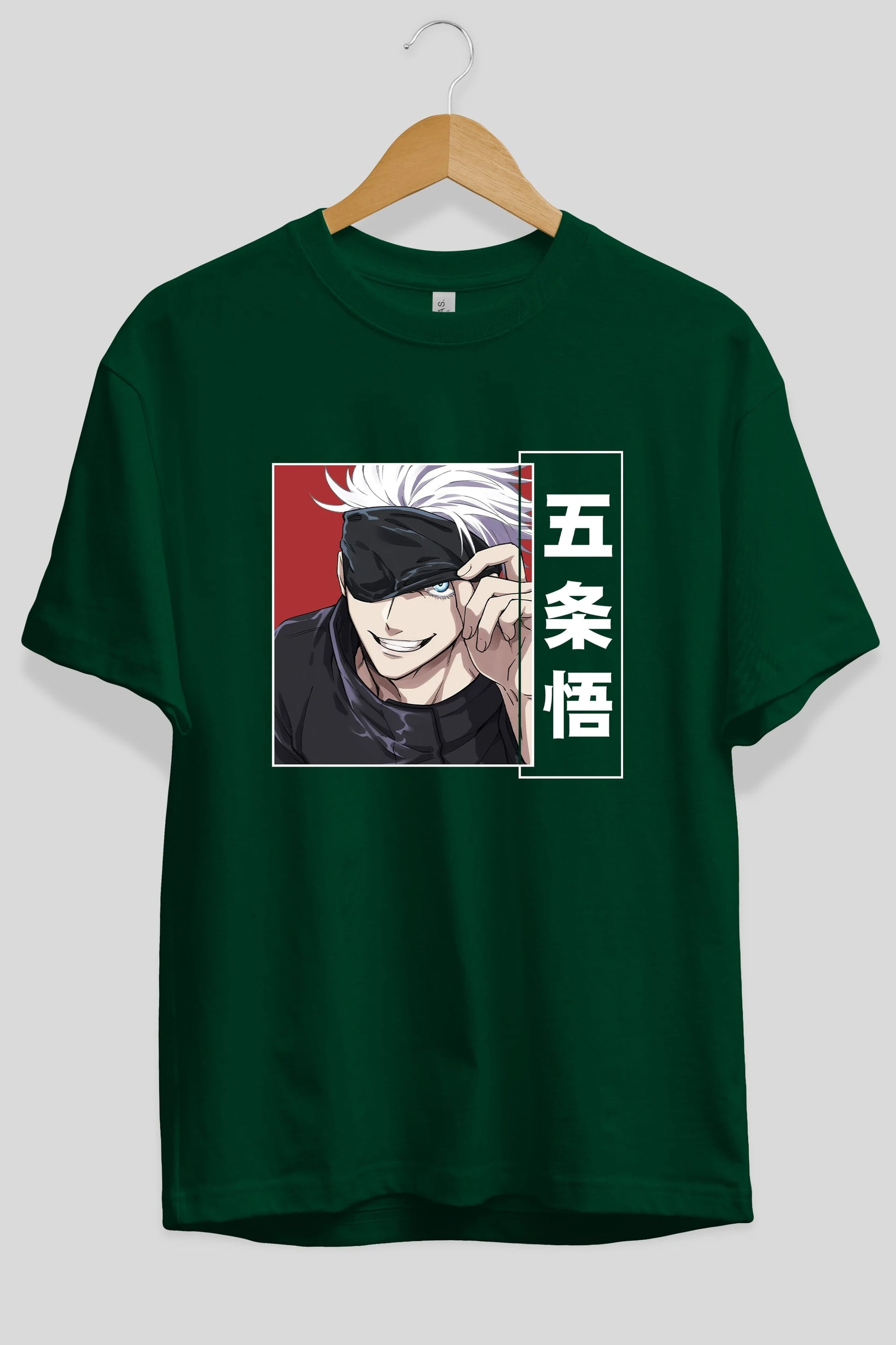 JUJUTSU KAISEN Anime Ön Baskılı Oversize t-shirt %100 pamuk Erkek Kadın Unisex