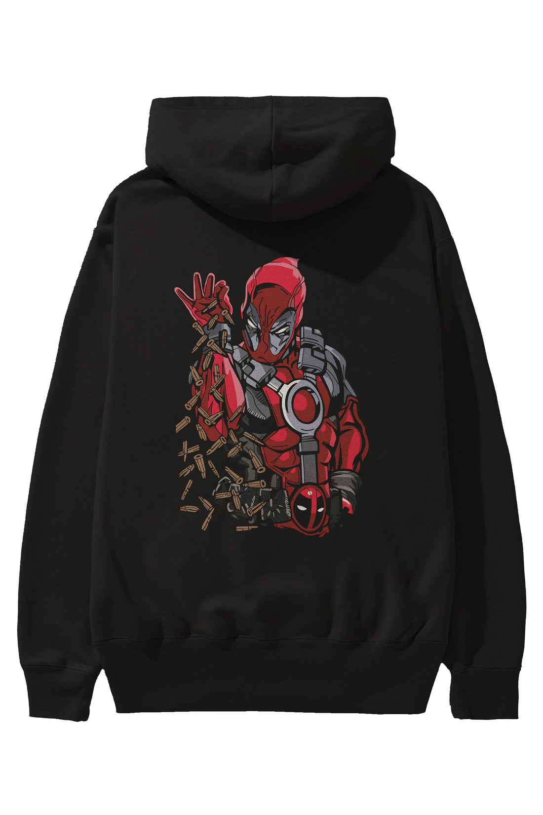 Deadpool (2) Arka Baskılı Hoodie Oversize Kapüşonlu Sweatshirt Erkek Kadın Unisex