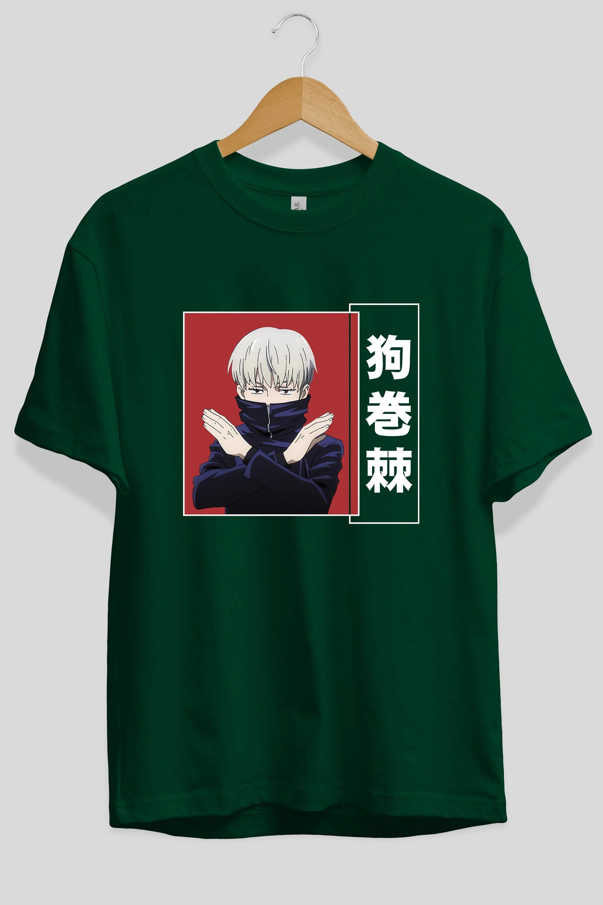 Toge Inumaki Anime Ön Baskılı Oversize t-shirt %100 pamuk Erkek Kadın Unisex