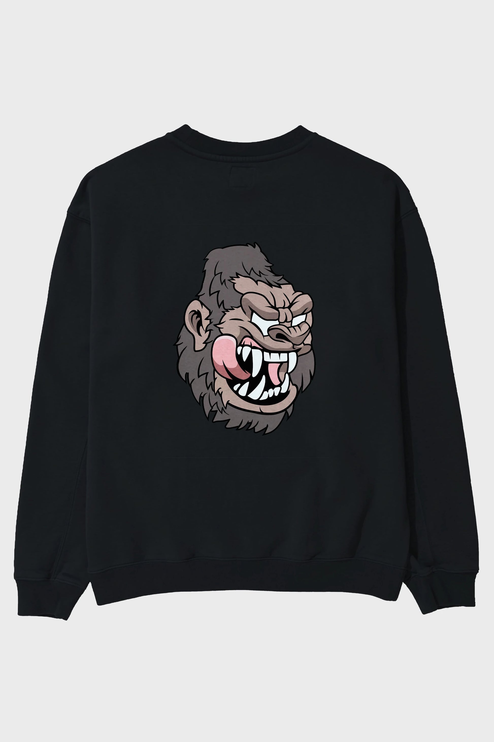 Big Gorilla Arka Baskılı Oversize Sweatshirt Erkek Kadın Unisex