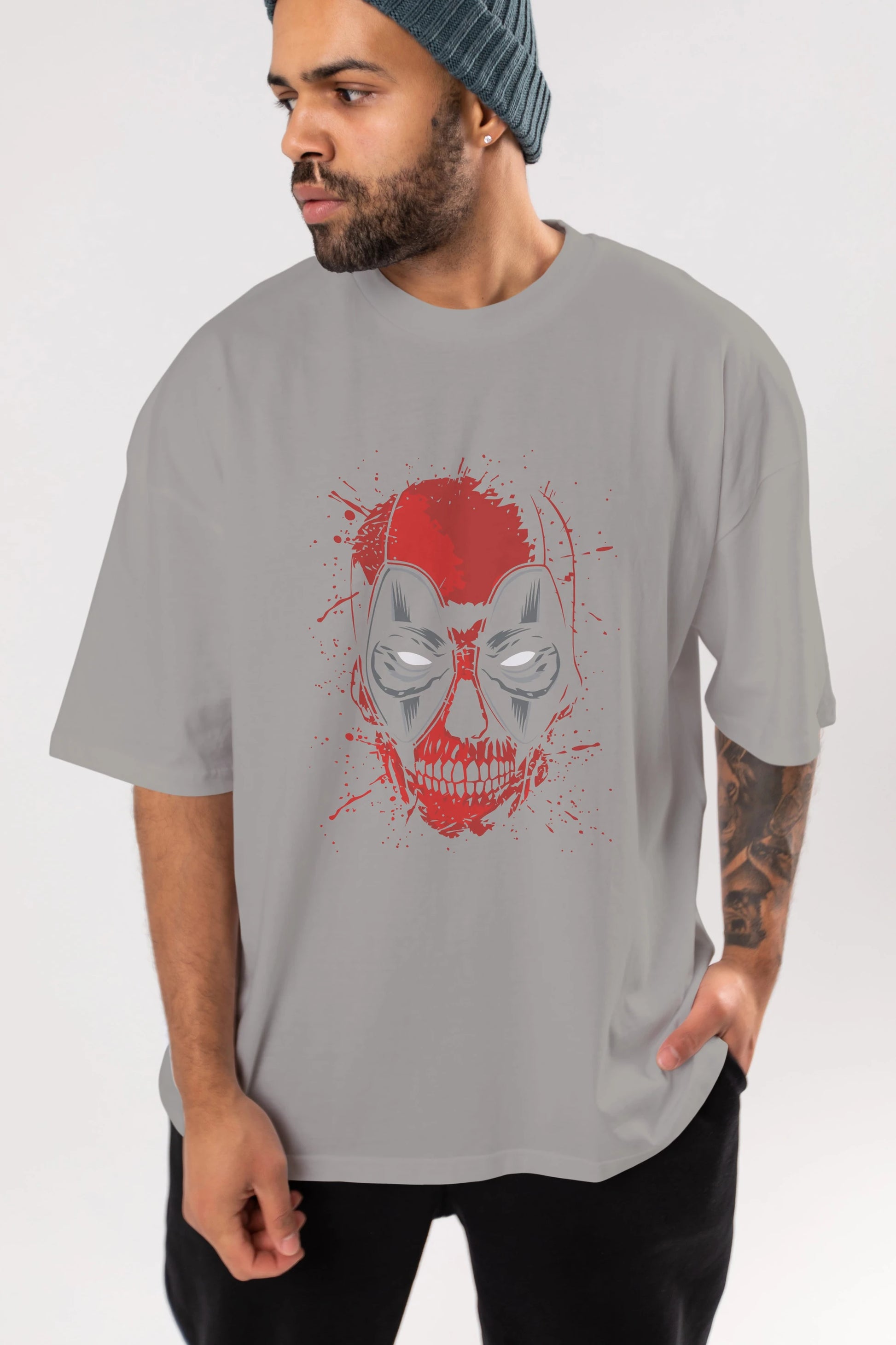 Deadpool (3) Ön Baskılı Oversize t-shirt Erkek Kadın Unisex %100 Pamuk Bisiklet Yaka tişort