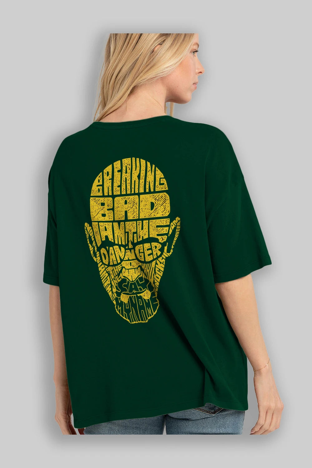 Breaking Bad Arka Baskılı Oversize t-shirt %100 pamuk Erkek Kadın Unisex
