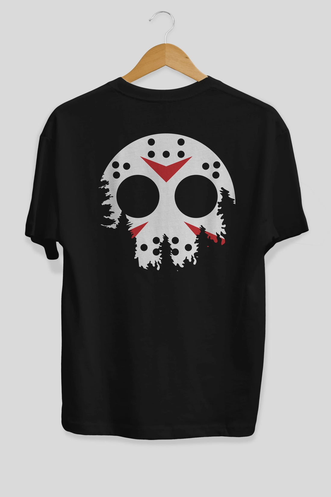 Jason Moon Arka Baskılı Oversize t-shirt %100 pamuk Erkek Kadın Unisex
