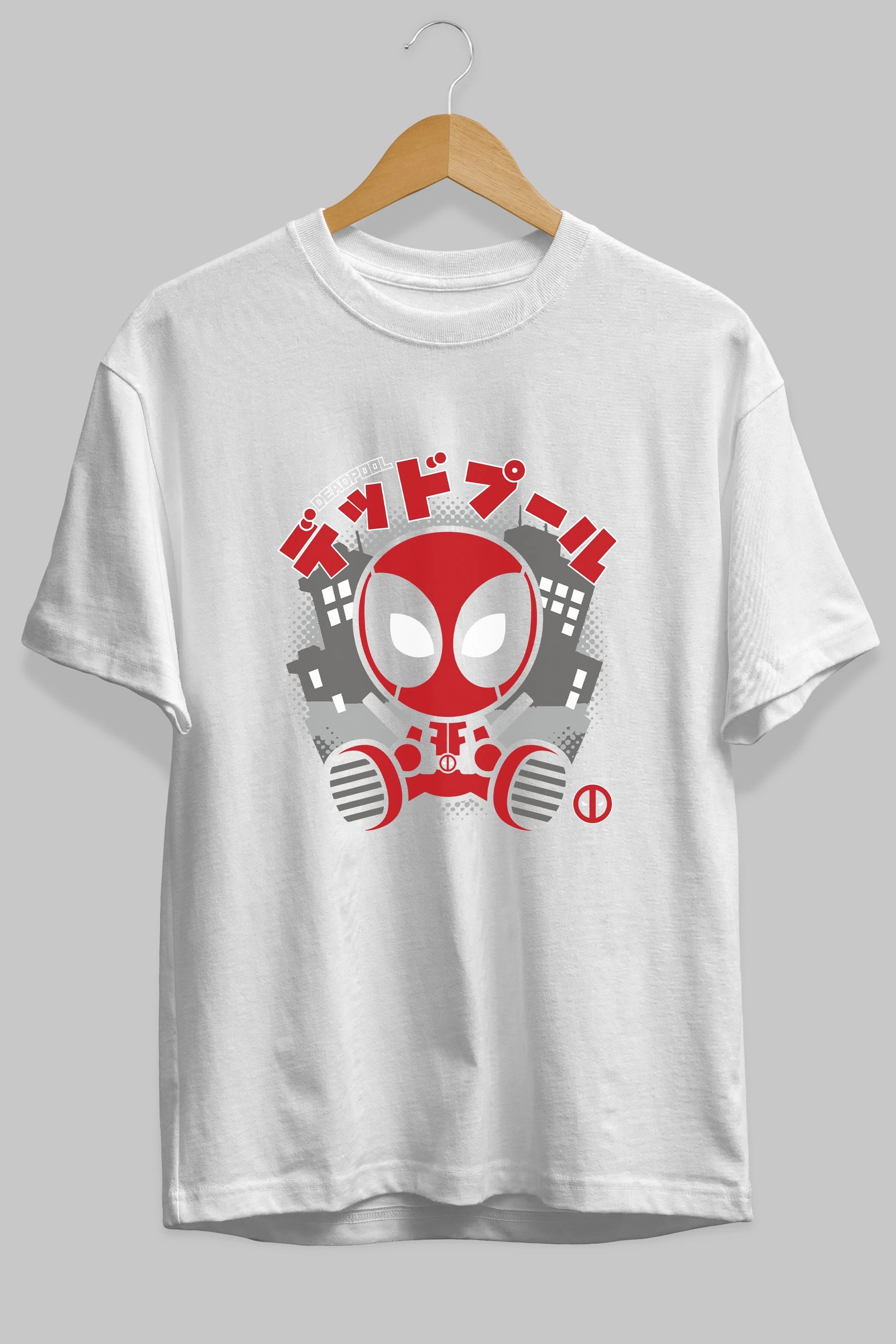 Deadpool (15) Ön Baskılı Oversize t-shirt Erkek Kadın Unisex %100 Pamuk Bisiklet Yaka tişort