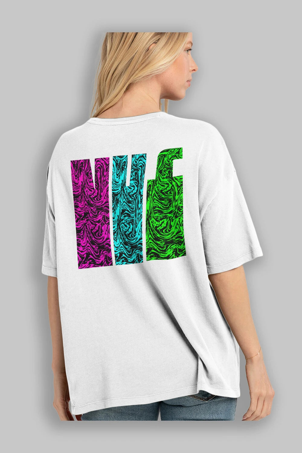 Urban Style Newyork Arka Baskılı Oversize t-shirt Erkek Kadın Unisex