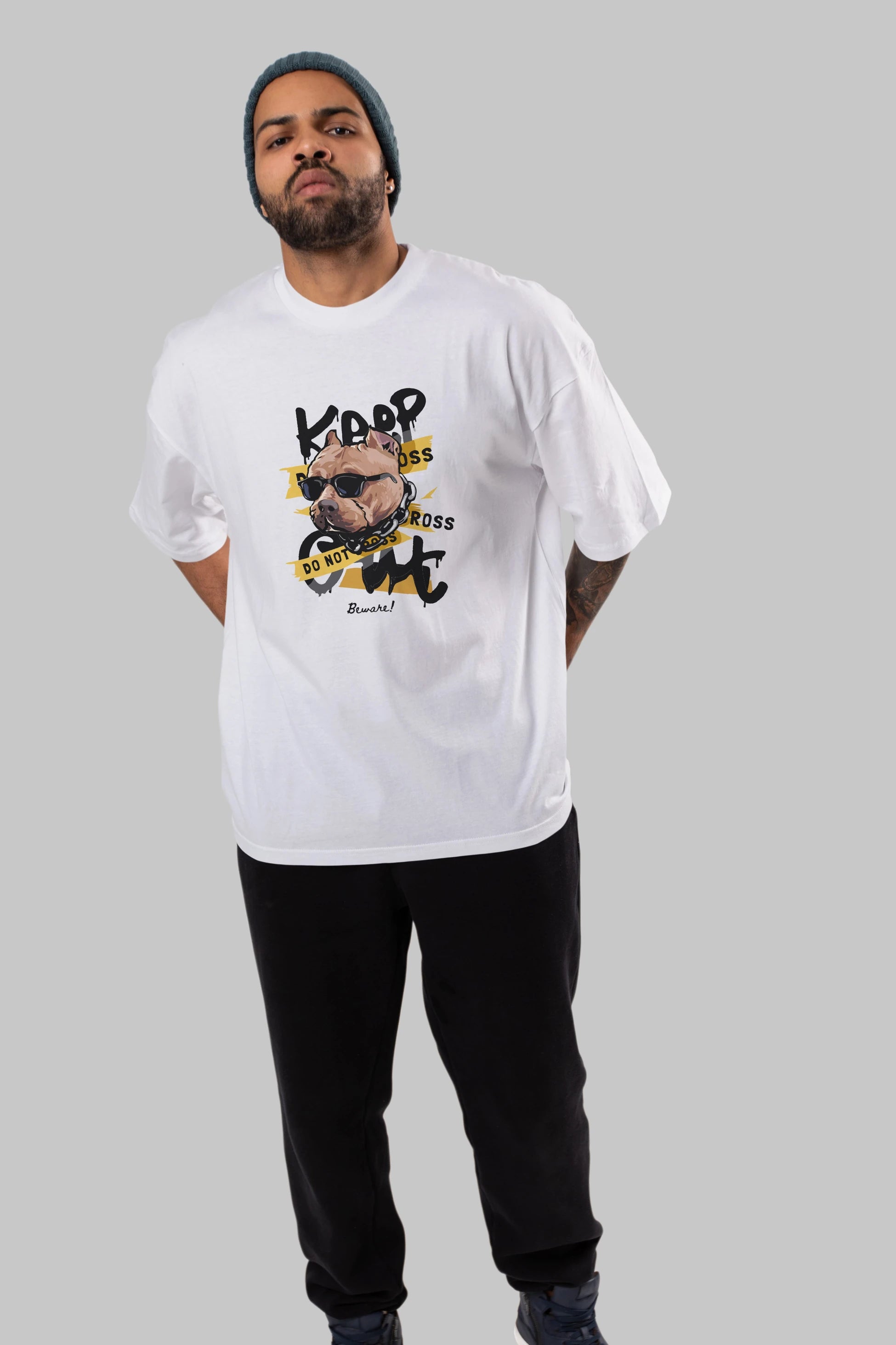 Teddy Bear Keep Ön Baskılı Oversize t-shirt Erkek Kadın Unisex %100 Pamuk