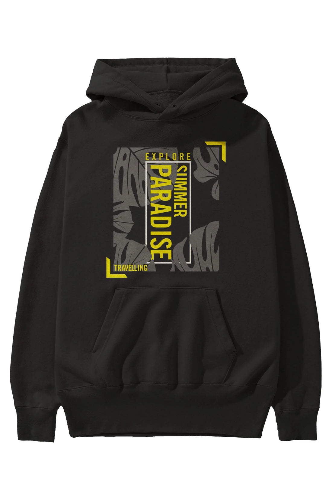 Explore Summer Ön Baskılı Hoodie Oversize Kapüşonlu Sweatshirt Erkek Kadın Unisex