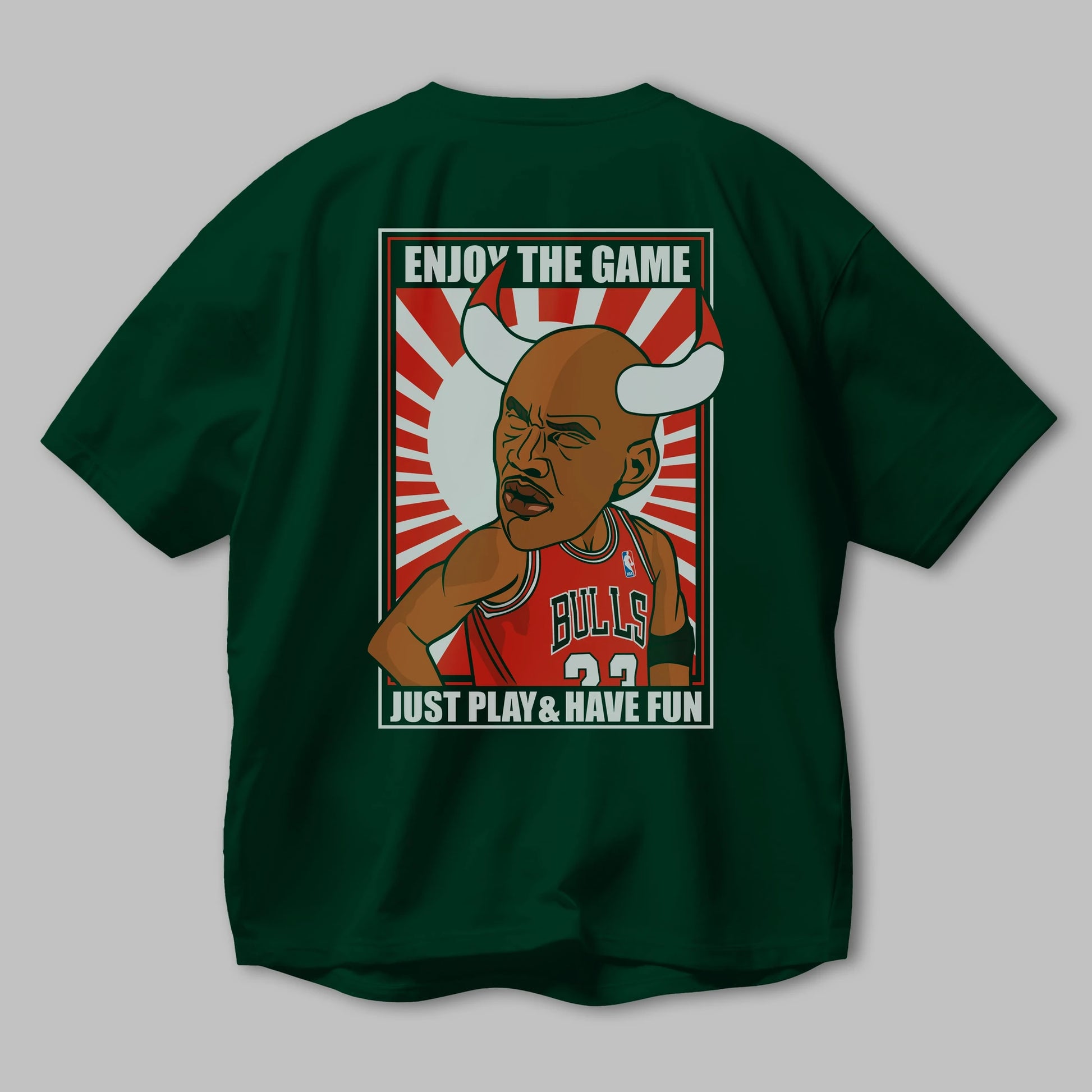 Michael Jordan Arka Baskılı Oversize t-shirt Erkek Kadın Unisex %100 Pamuk tişort
