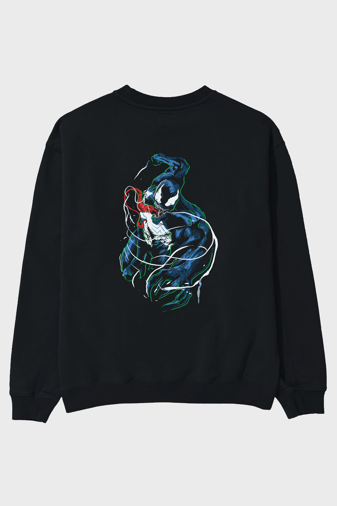 Venom (5) Arka Baskılı Oversize Sweatshirt Erkek Kadın Unisex