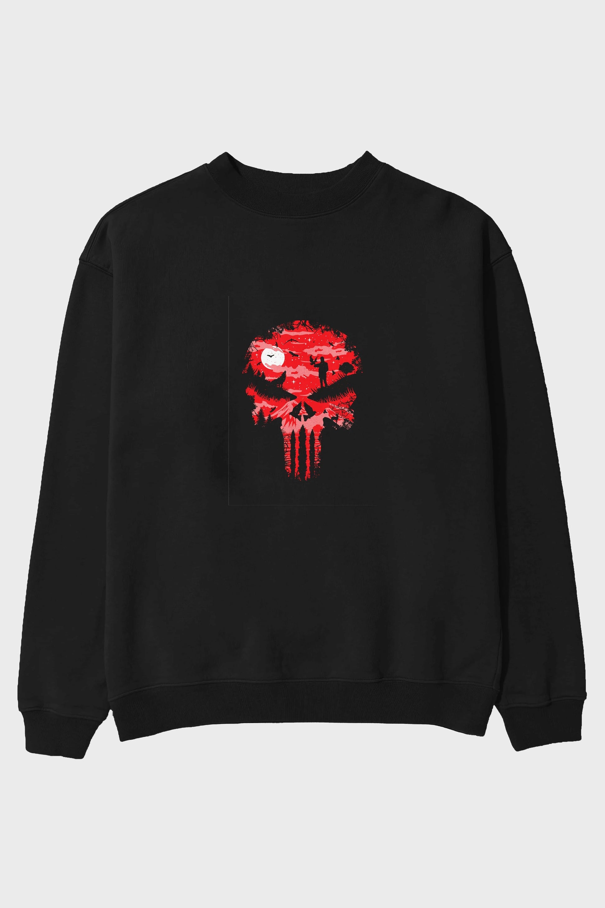 Stand And Bleed Ön Baskılı Oversize Sweatshirt Erkek Kadın Unisex
