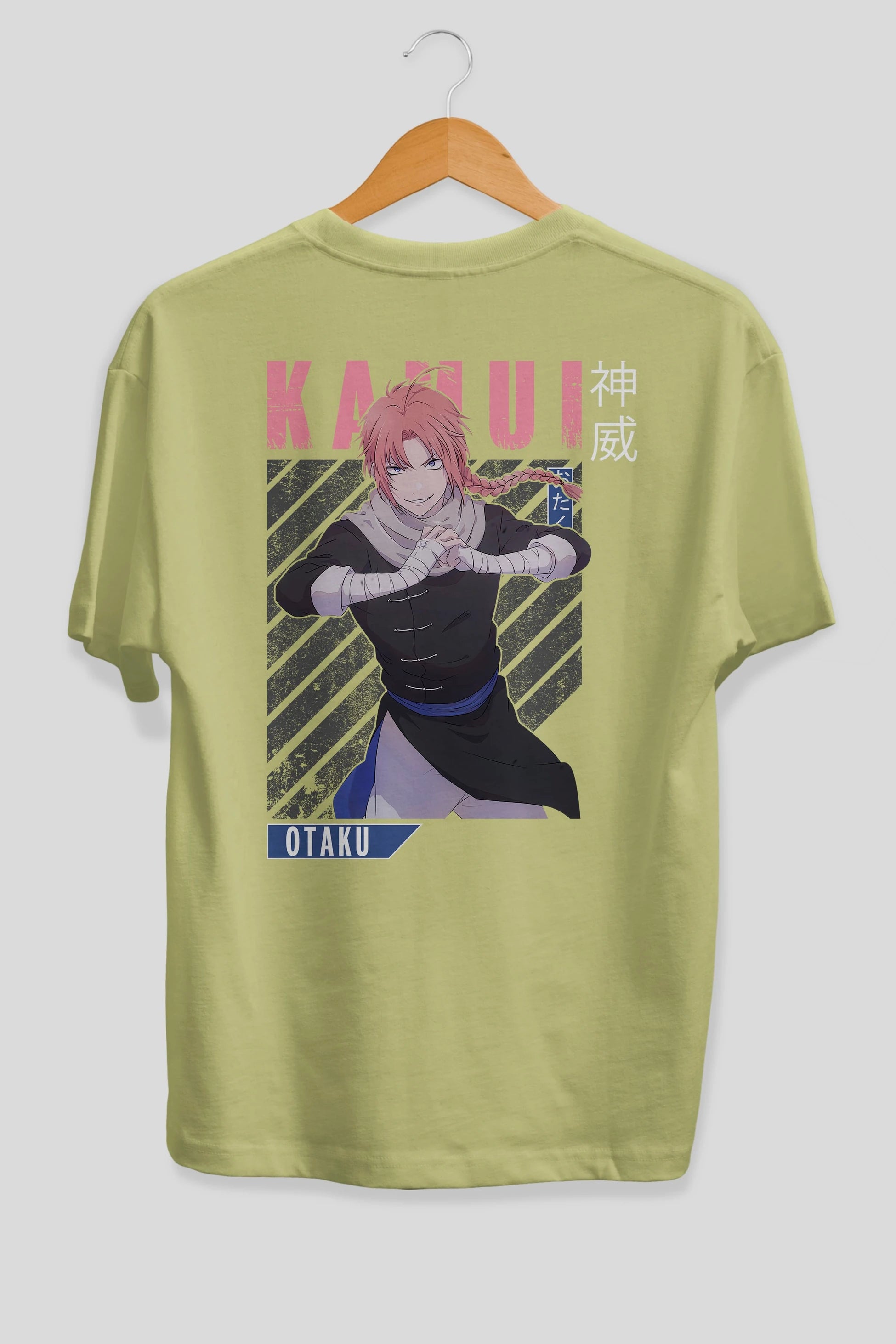 Kamui GINTAMA Anime Arka Baskılı Oversize t-shirt Erkek Kadın Unisex