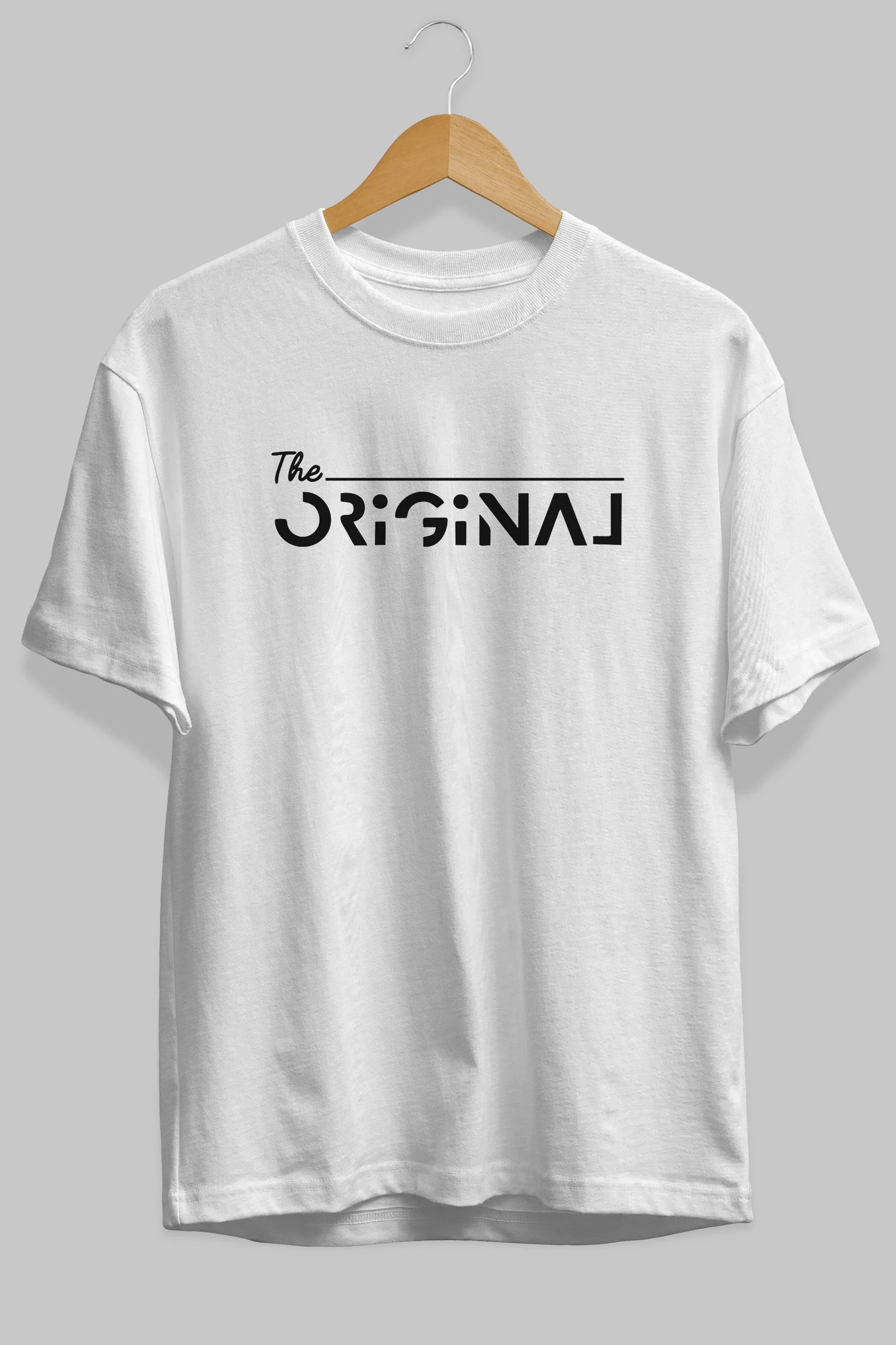 The Original Ön Baskılı Oversize t-shirt %100 pamuk Erkek Kadın Unisex