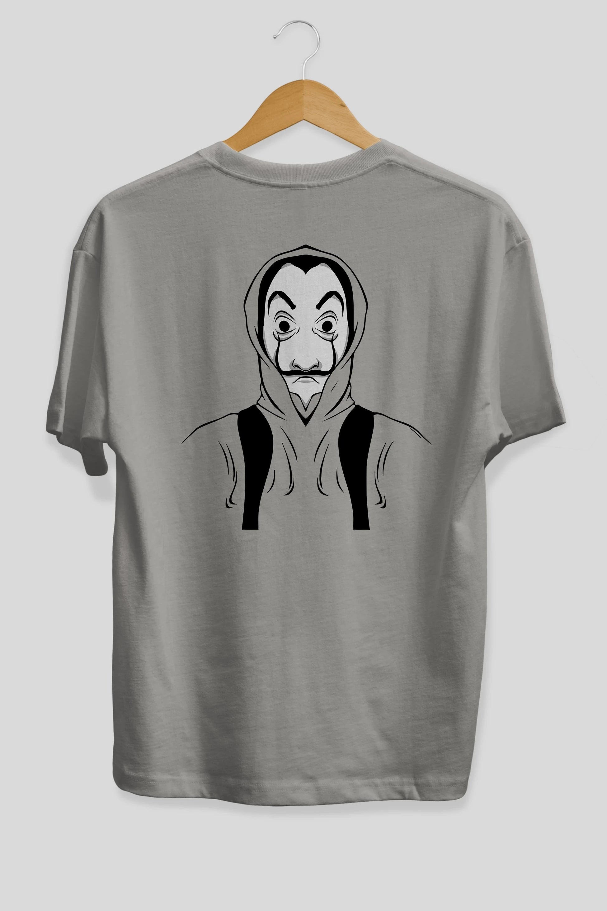 La Casa De Papel (7) Arka Baskılı Oversize t-shirt Erkek Kadın Unisex %100 Pamuk Bisiklet Yaka tişort