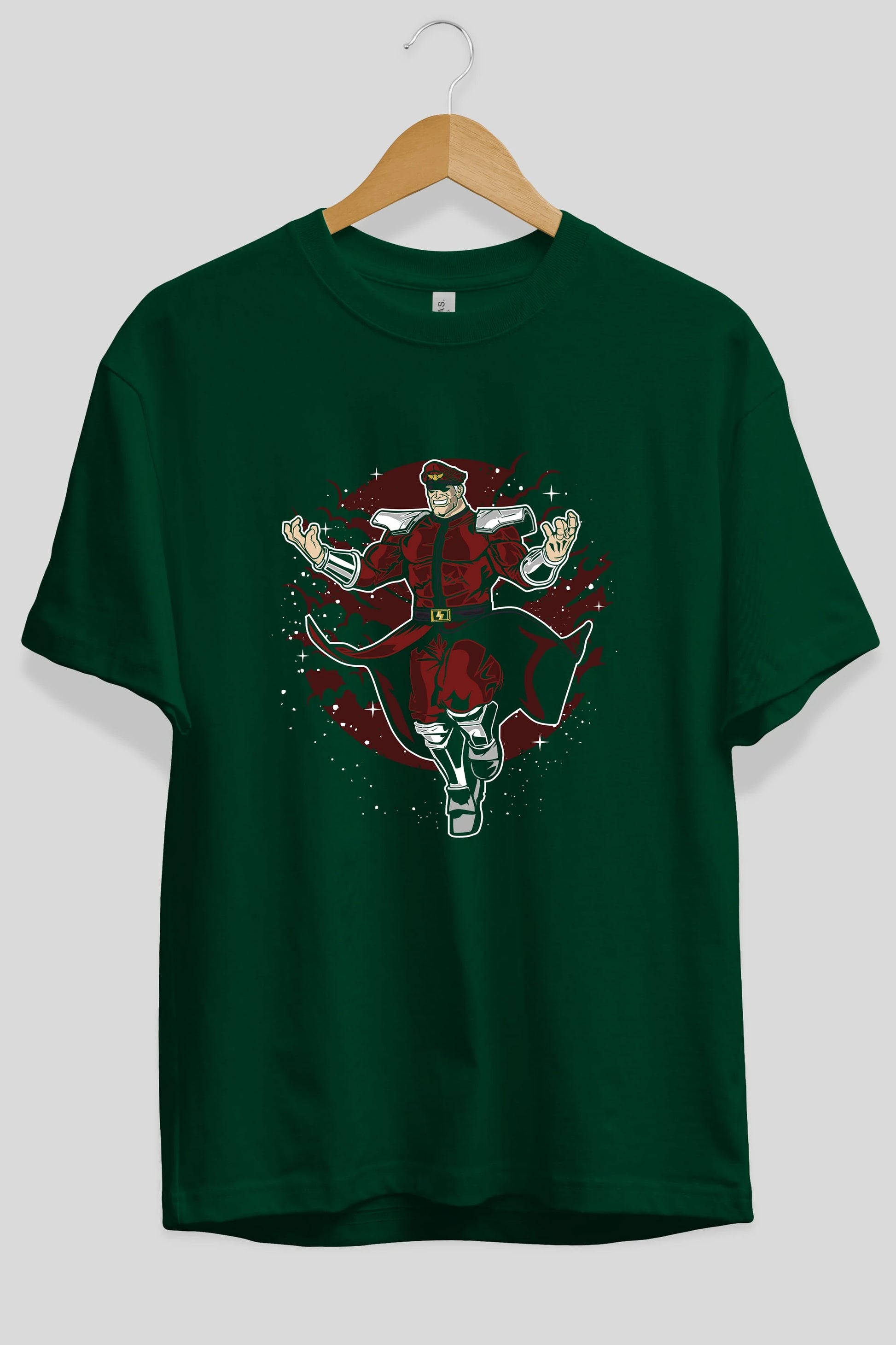 M BISON Ön Baskılı Oversize t-shirt Erkek Kadın Unisex %100 Pamuk tişort
