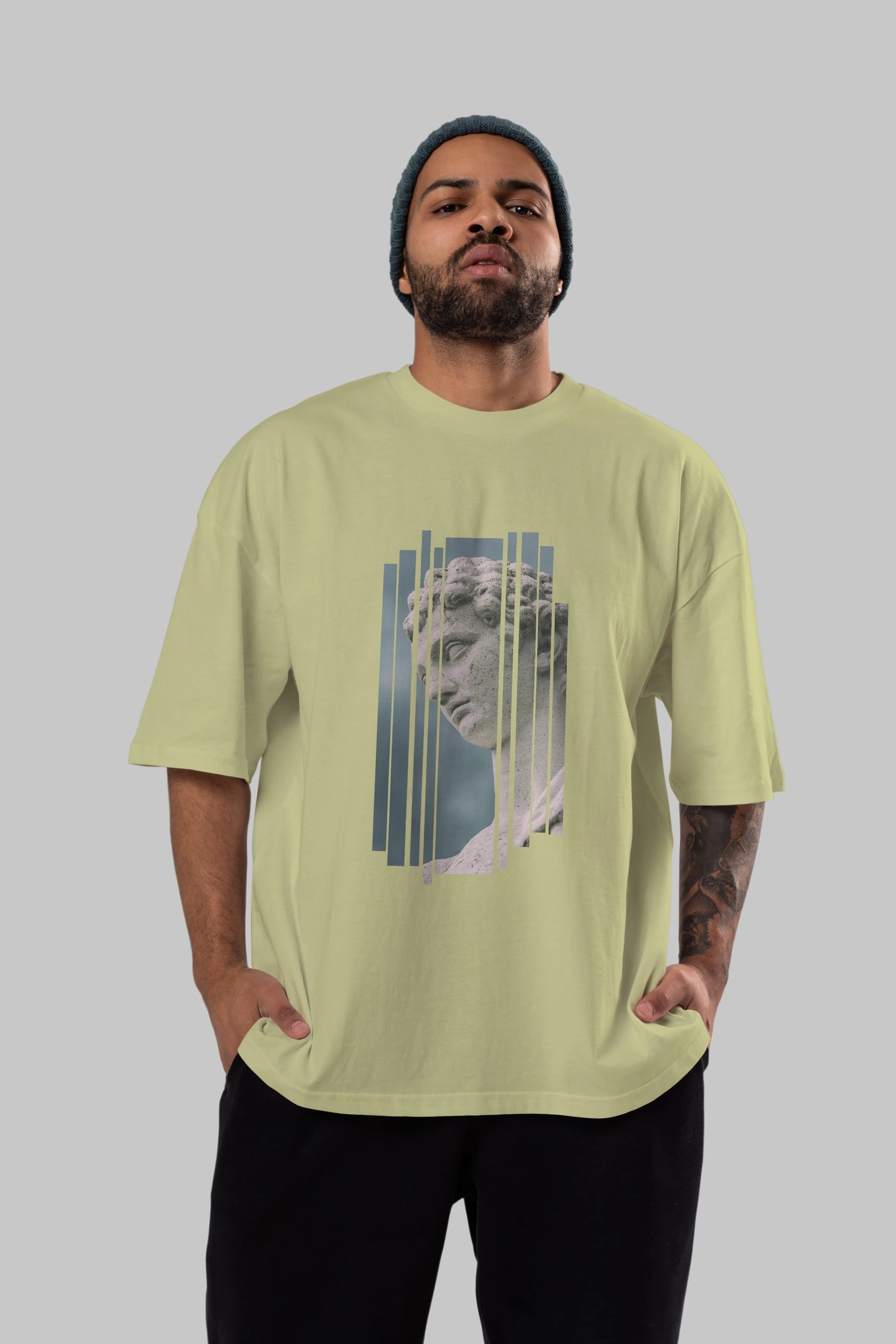 Aesthetic Sculpture Art Ön Baskılı Oversize t-shirt Erkek Kadın Unisex