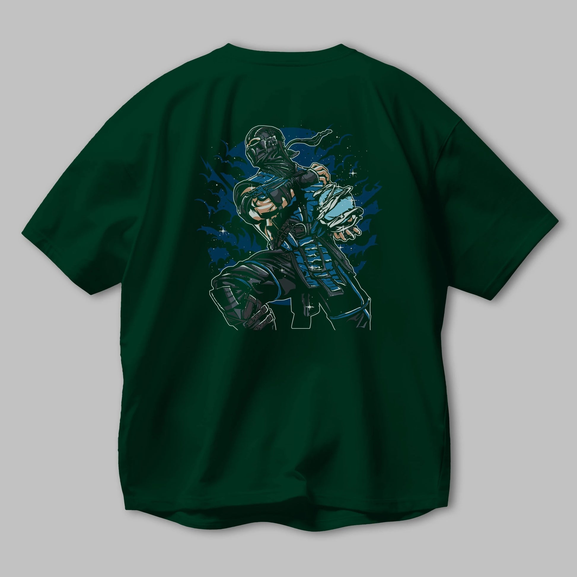 Sub Zero Arka Baskılı Oversize t-shirt Erkek Kadın Unisex %100 Pamuk