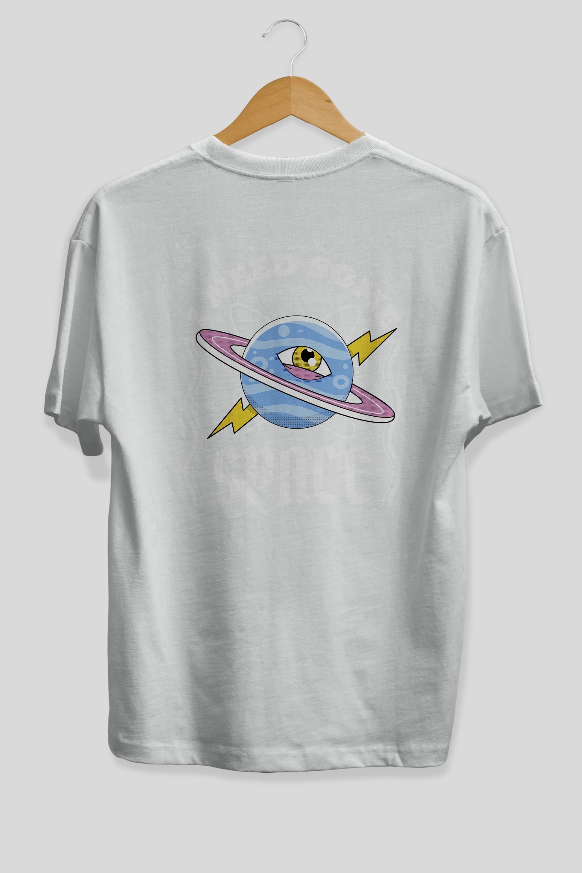 I Need Some Space Arka Baskılı Oversize t-shirt Erkek Kadın Unisex