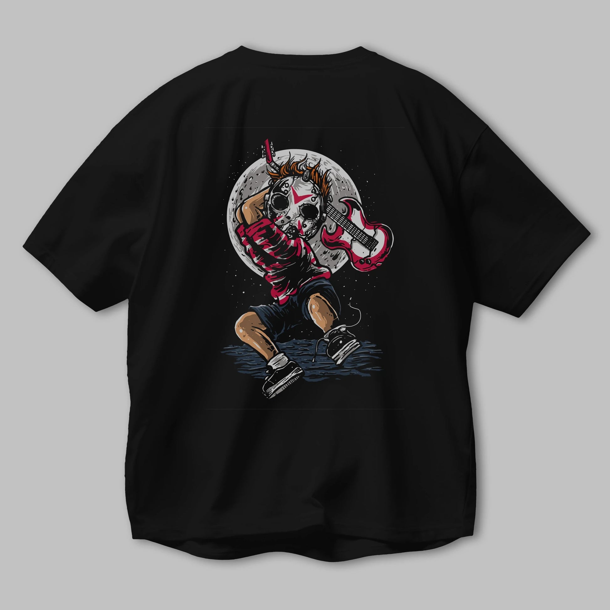 Break The Noise Arka Baskılı Oversize t-shirt Erkek Kadın Unisex %100 Pamuk