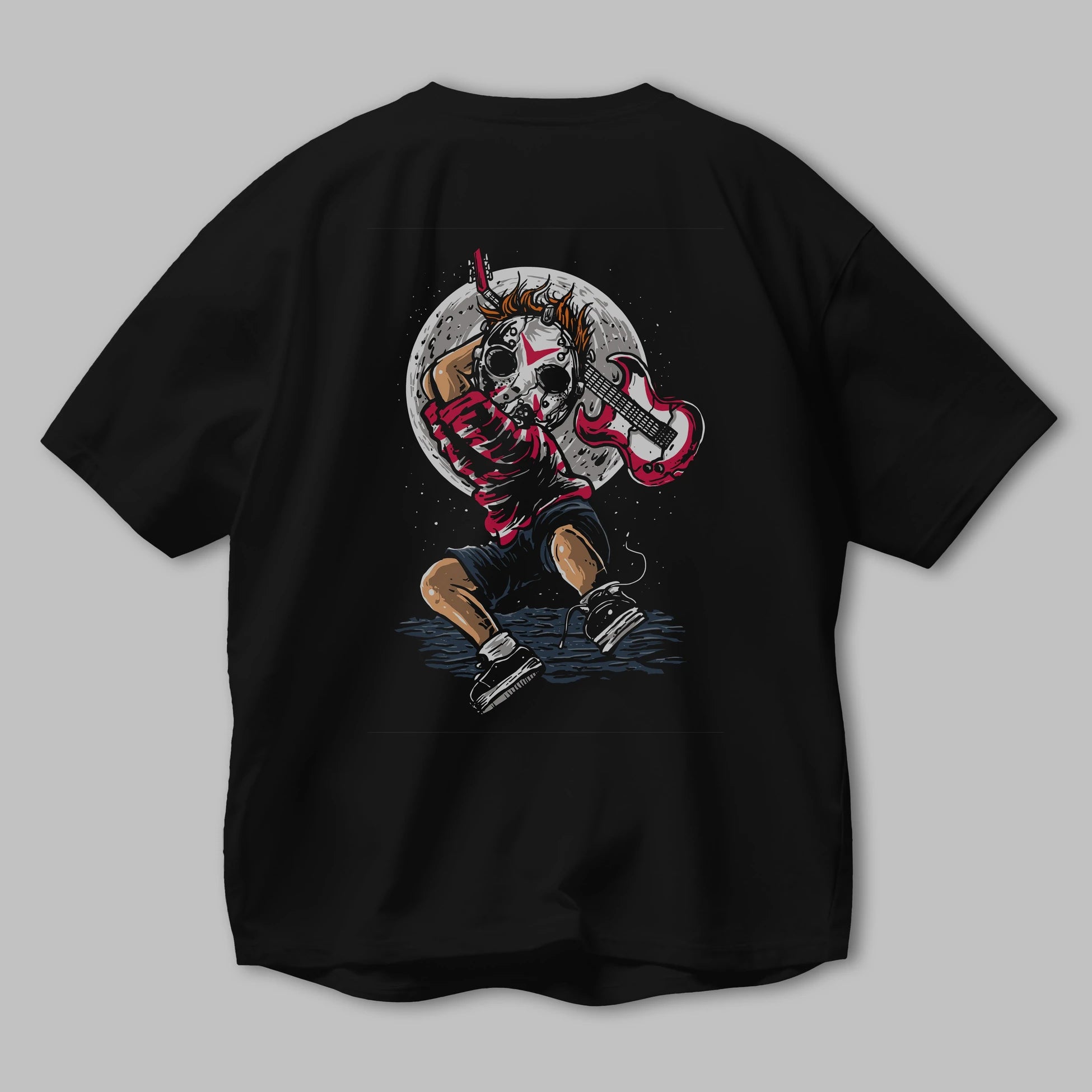 Break The Noise Arka Baskılı Oversize t-shirt Erkek Kadın Unisex %100 Pamuk